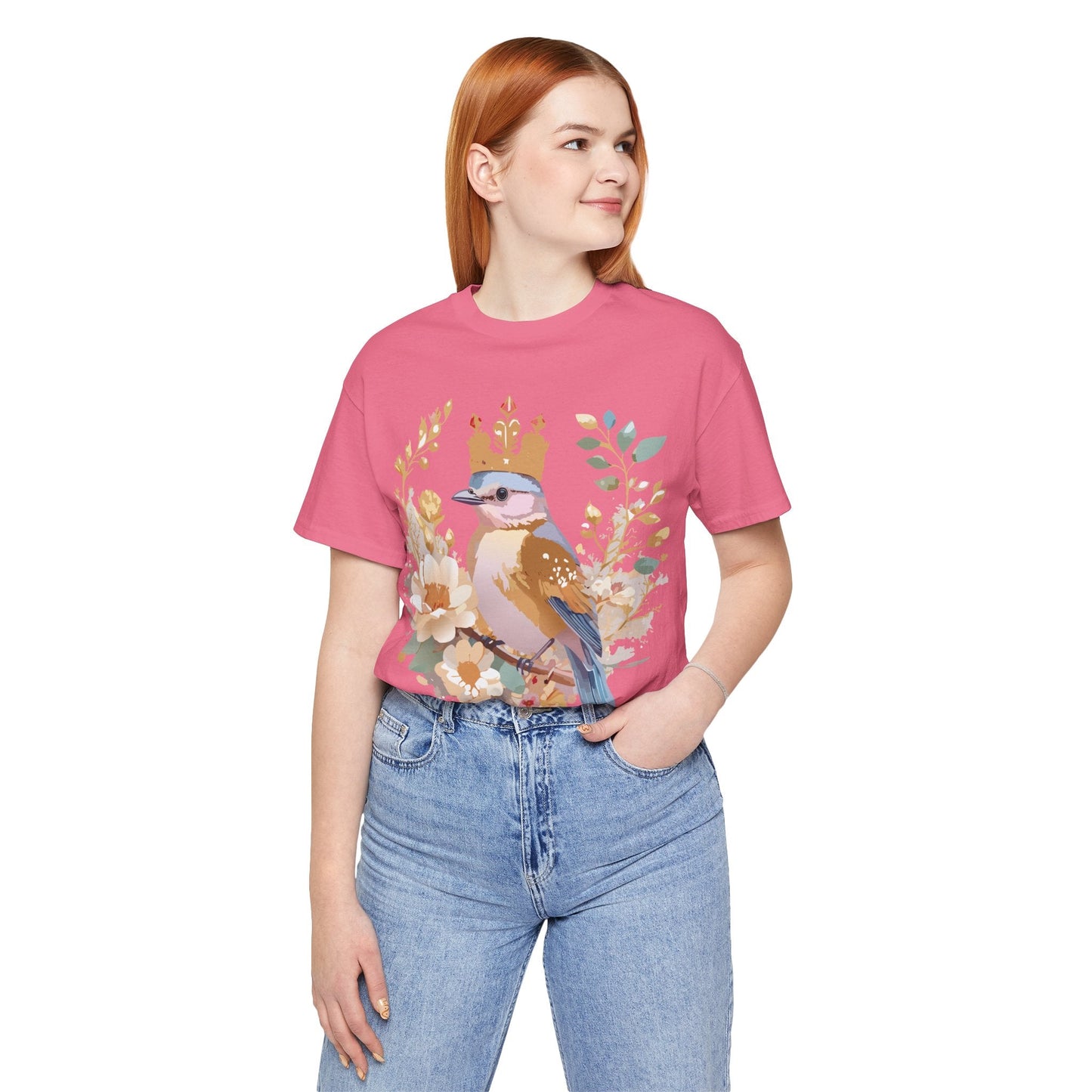 Medallion Graphic Unisex 100 Cotton Vintage Animal Medal Artwork Tee 19