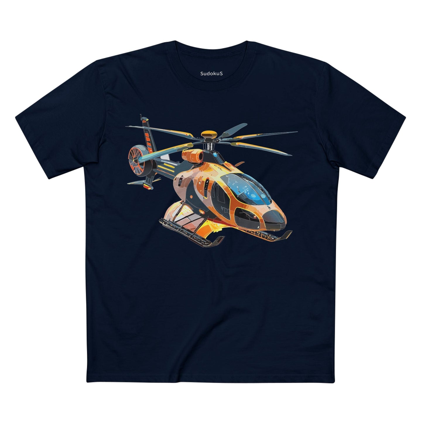 Chopper Graphic Unisex 100 Cotton Staple Tee 6