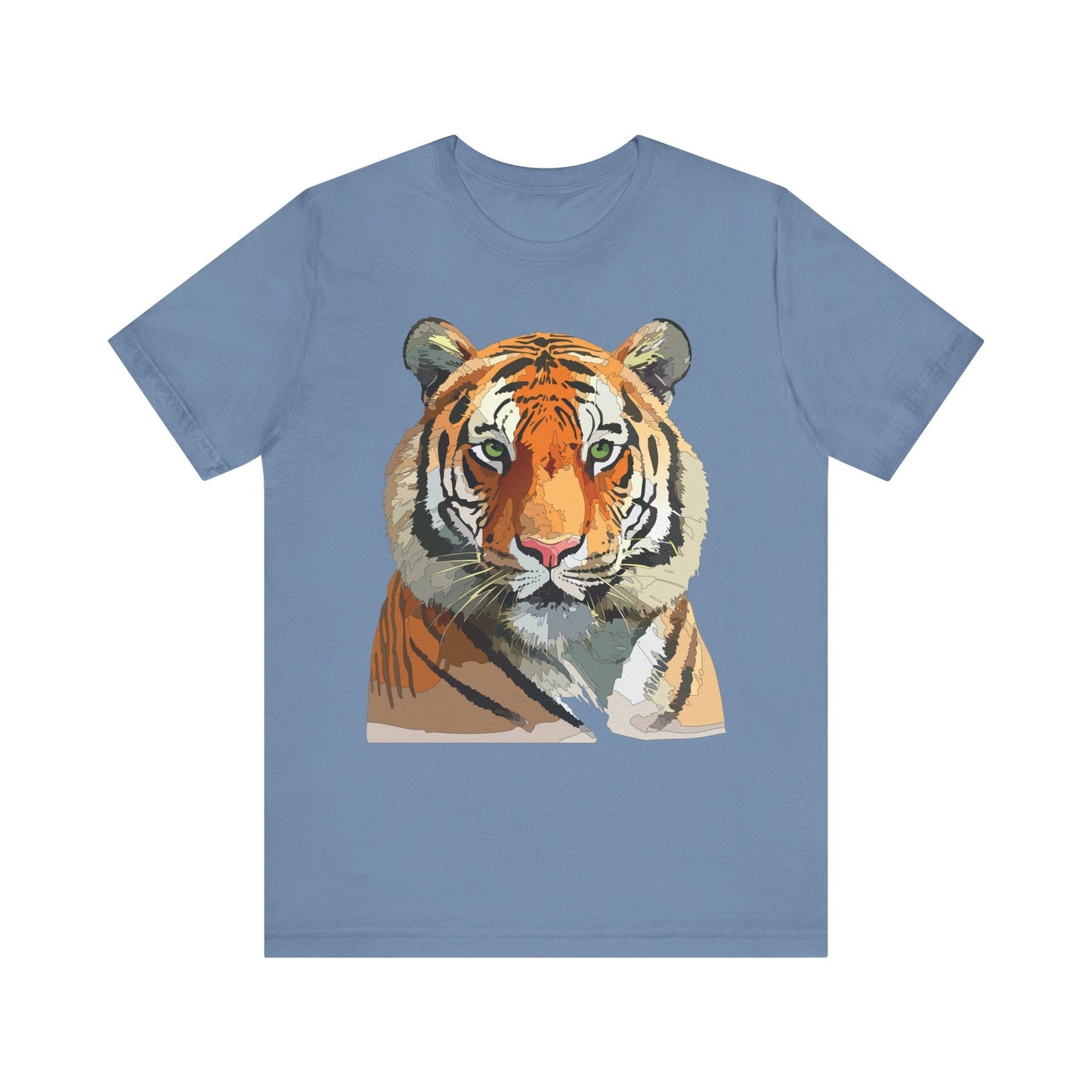 Unisex Animal Graphic Tee Shirt With Wildlife Art Design For Everyday Comfort Gildan 64000
