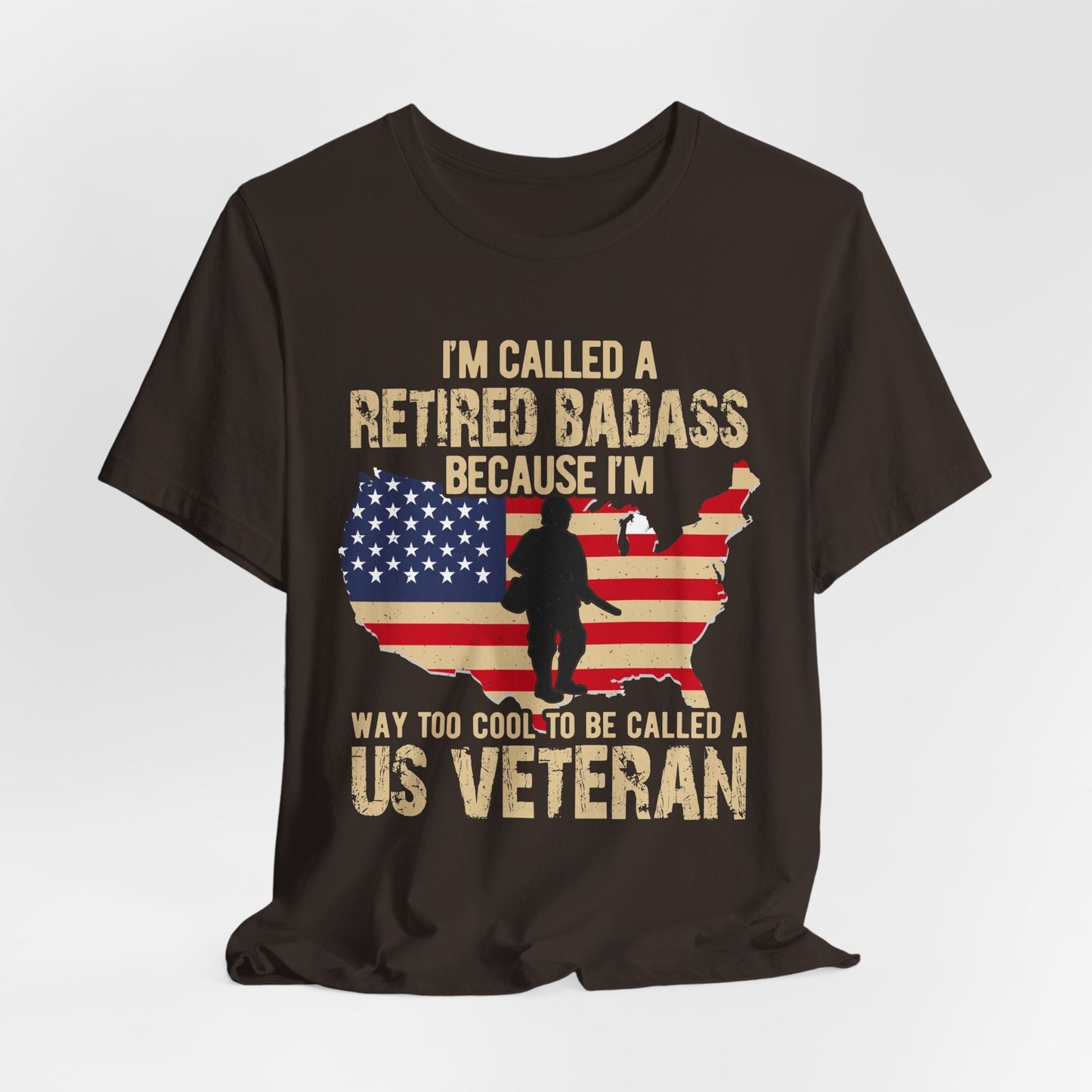 Army Veteran Patriotic Graphic Design Unisex Cotton T-Shirt v22
