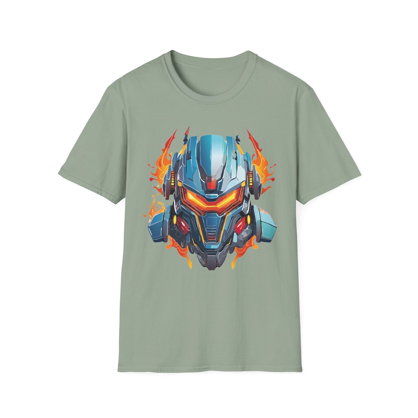 Cyborg Tee Unisex Robot Terminator Shirt Softstyle Gildan 64000 Short Sleeve Art Design