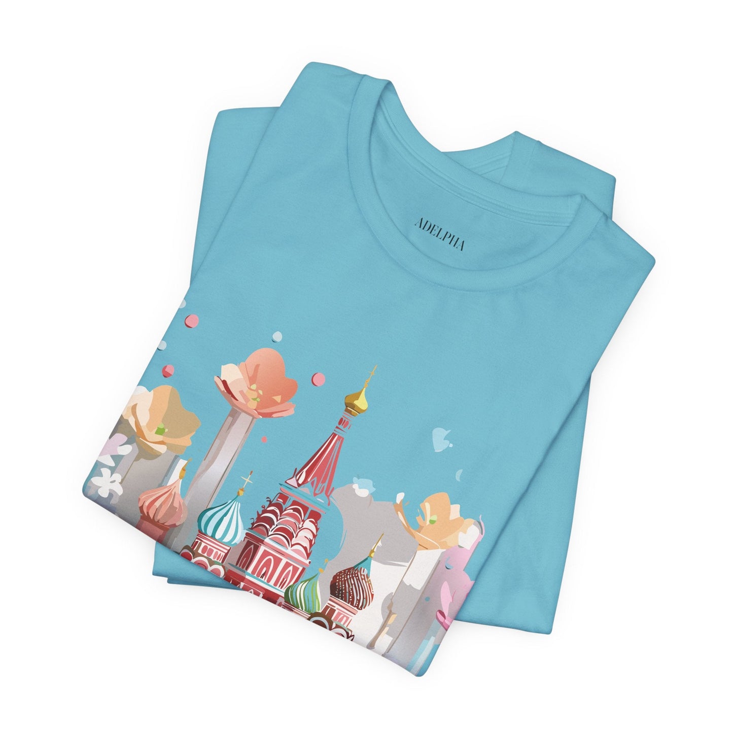 Unisex Graphic Tee From Adelpha Moscow Themed Tourist Shirt Vintage Inspired Art