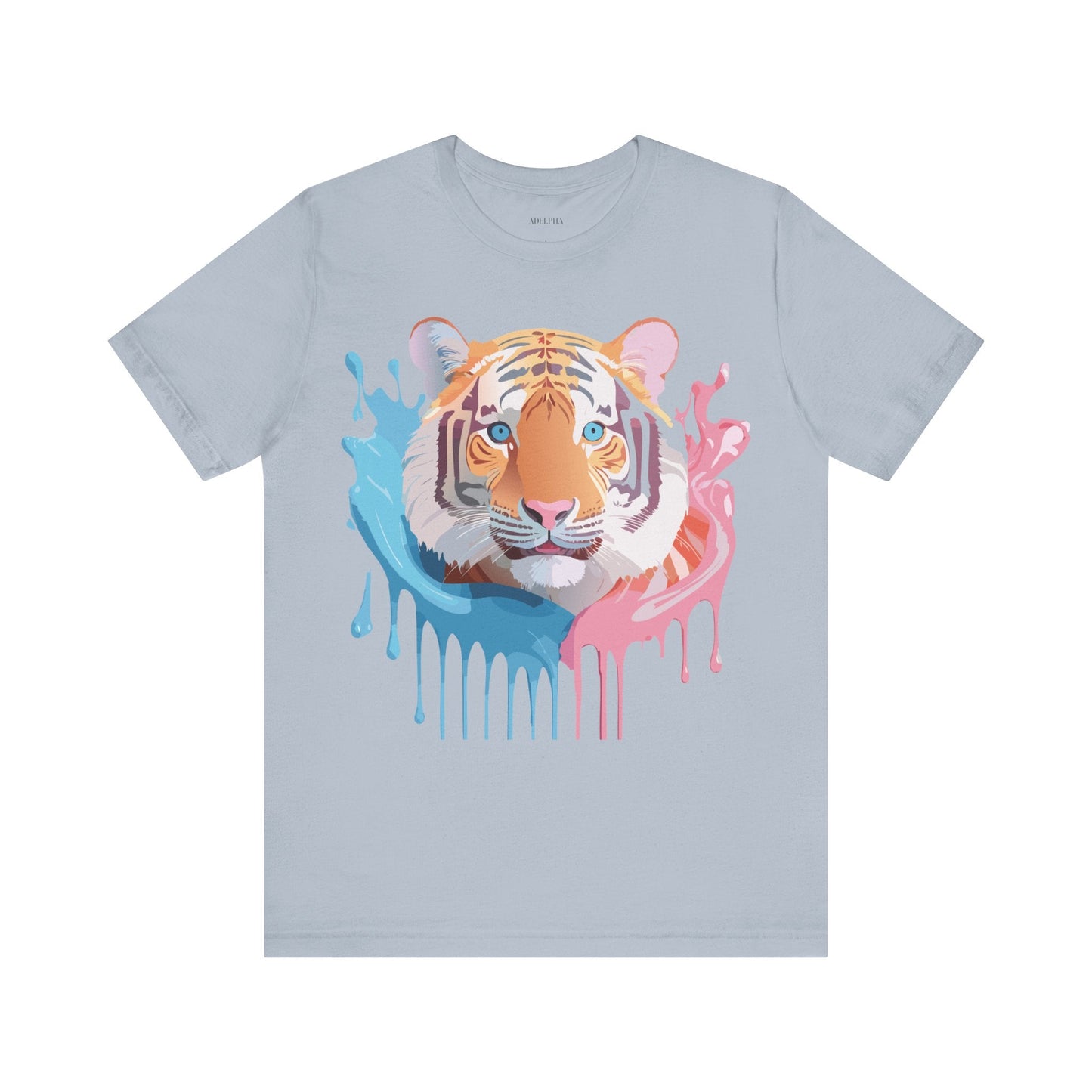 Tiger Graphic T Shirt Unisex Short Sleeve Tee By Adelpha Artwork Vintage Inspired