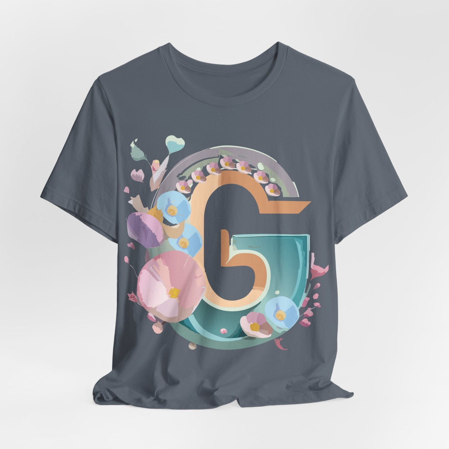 Adelpha Letter G Shirt Unisex Jersey Short Sleeve Graphic Tee With Vintage Inspired Artwork