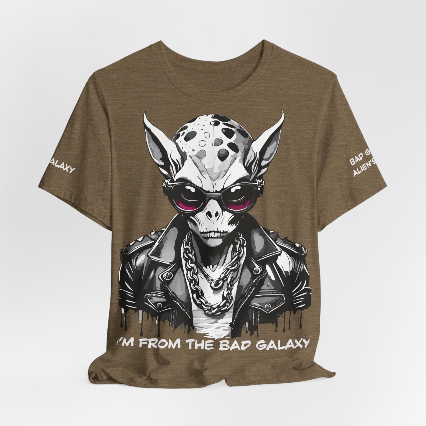 Alien Tee Shirt From Bad Galaxy Made To Order 100 Percent Cotton With Eco Friendly Inks