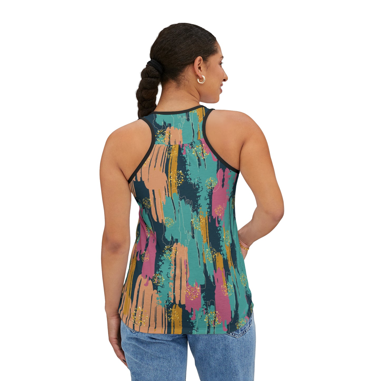 Summer Tank Top with Abstract prints