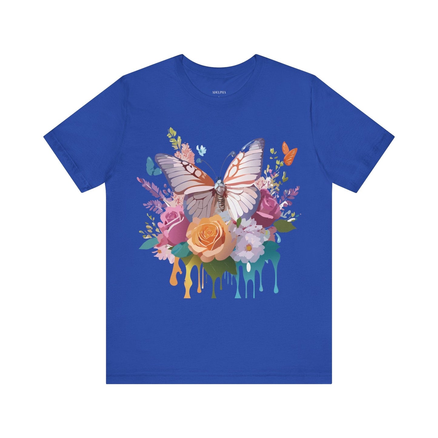 Adelpha Butterfly Graphic Tee Art Design Vintage Unisex Short Sleeve Shirt