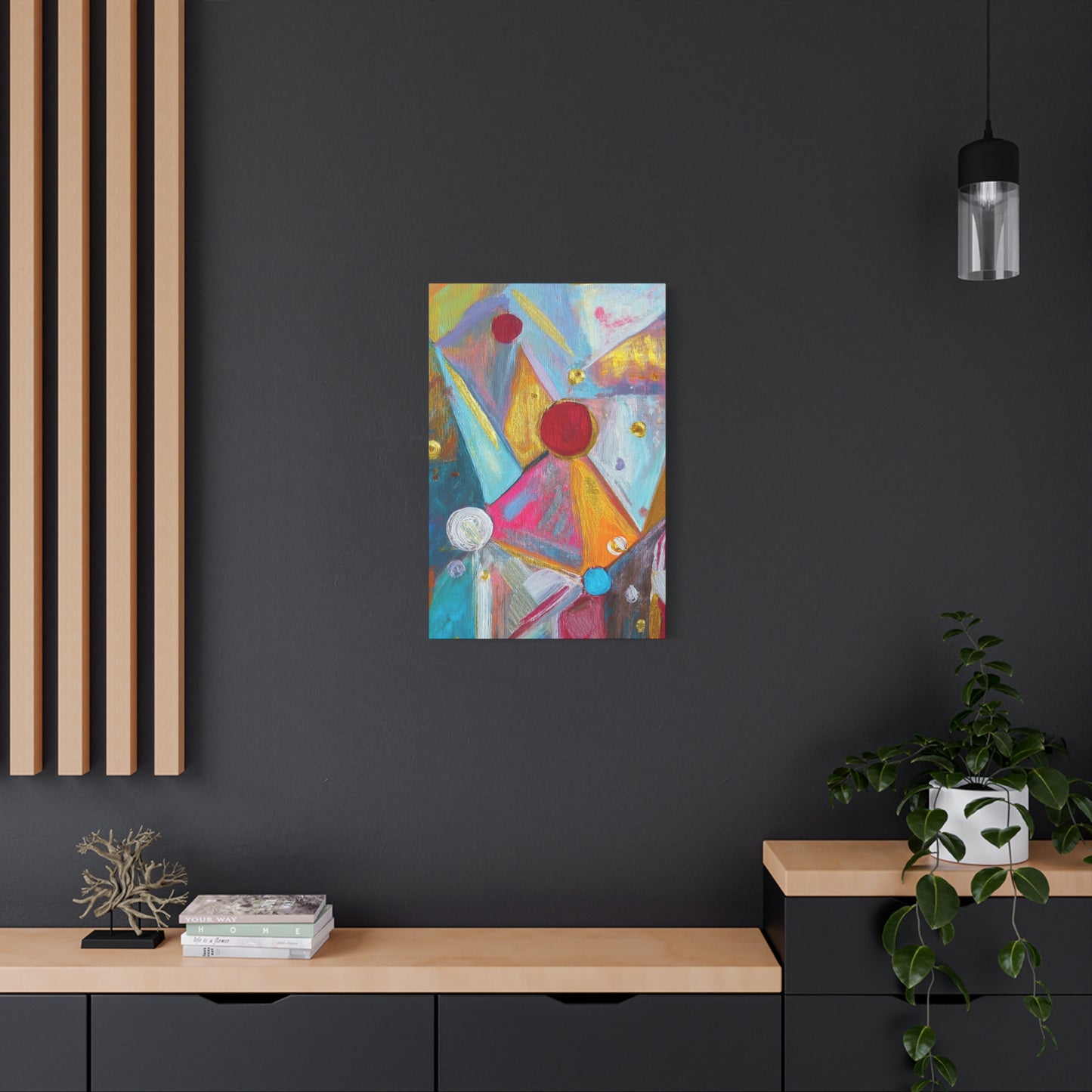 Abstract Oil Painting Print Canvas 20x24,20x30,24x30 24x32,24x36,30x40 32x48,36x48,40x60 Pine-Wood Inner Frame ABS-173