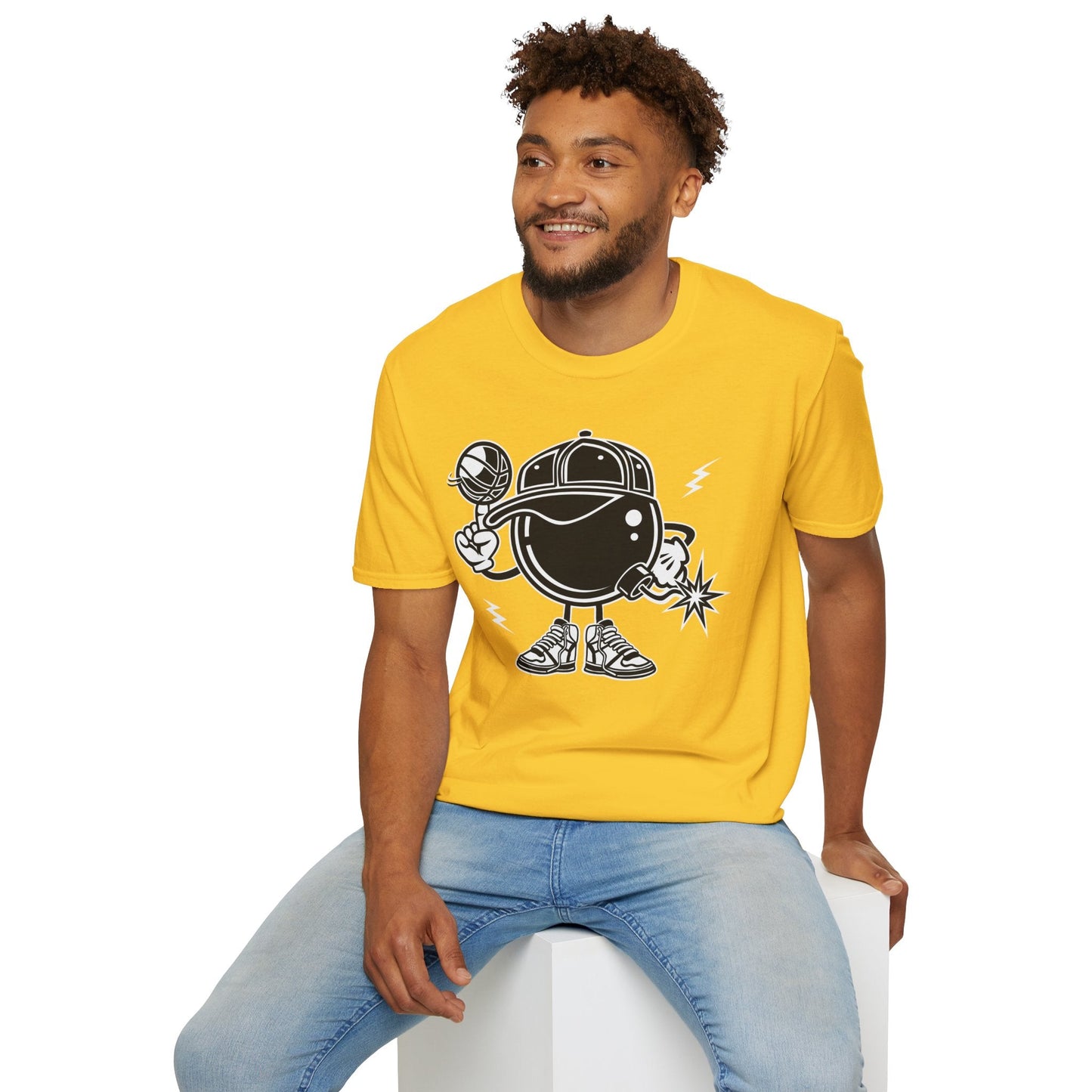Cartoon Animation T Shirt Unisex Funny Tee Gildan Softstyle 100 Percent Cotton Comfort