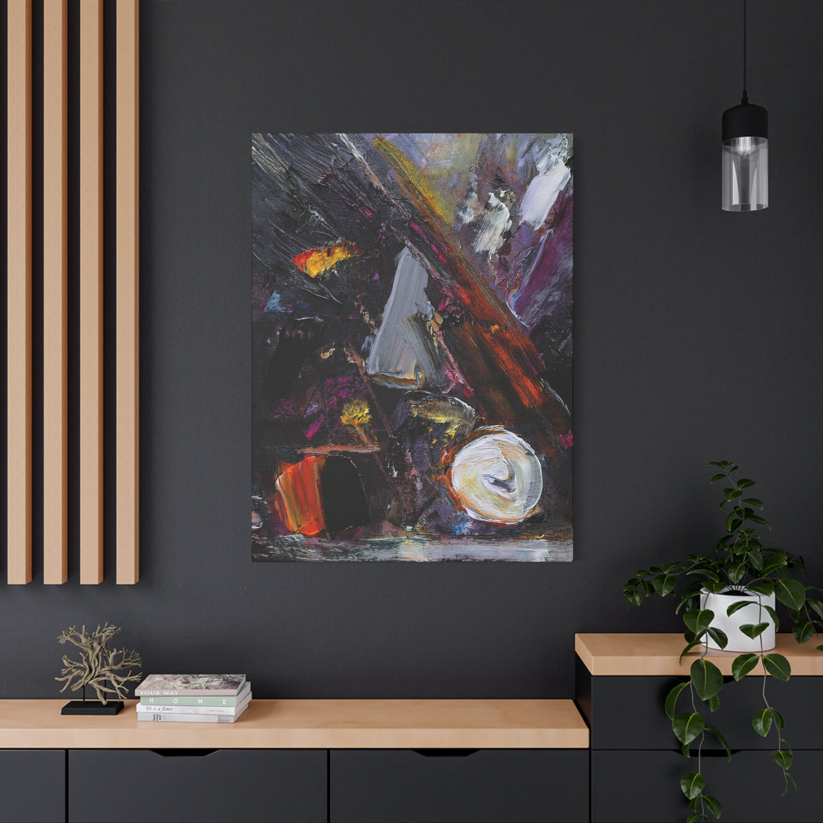 Abstract Oil Painting Print Canvas 20x24,20x30,24x30 24x32,24x36,30x40 32x48,36x48,40x60 Pine-Wood Inner Frame ABS-73