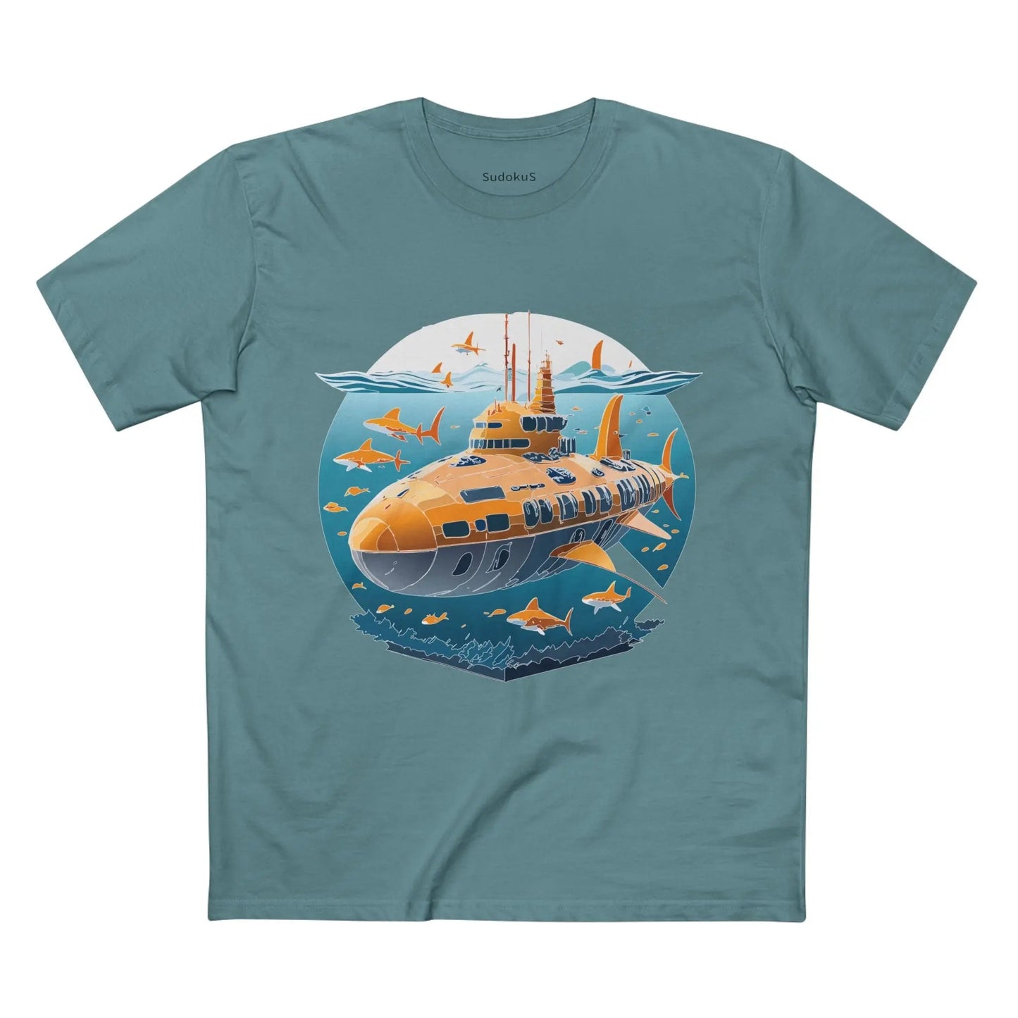 Ocean Coast Graphic Unisex 100 Cotton Staple Tee 19