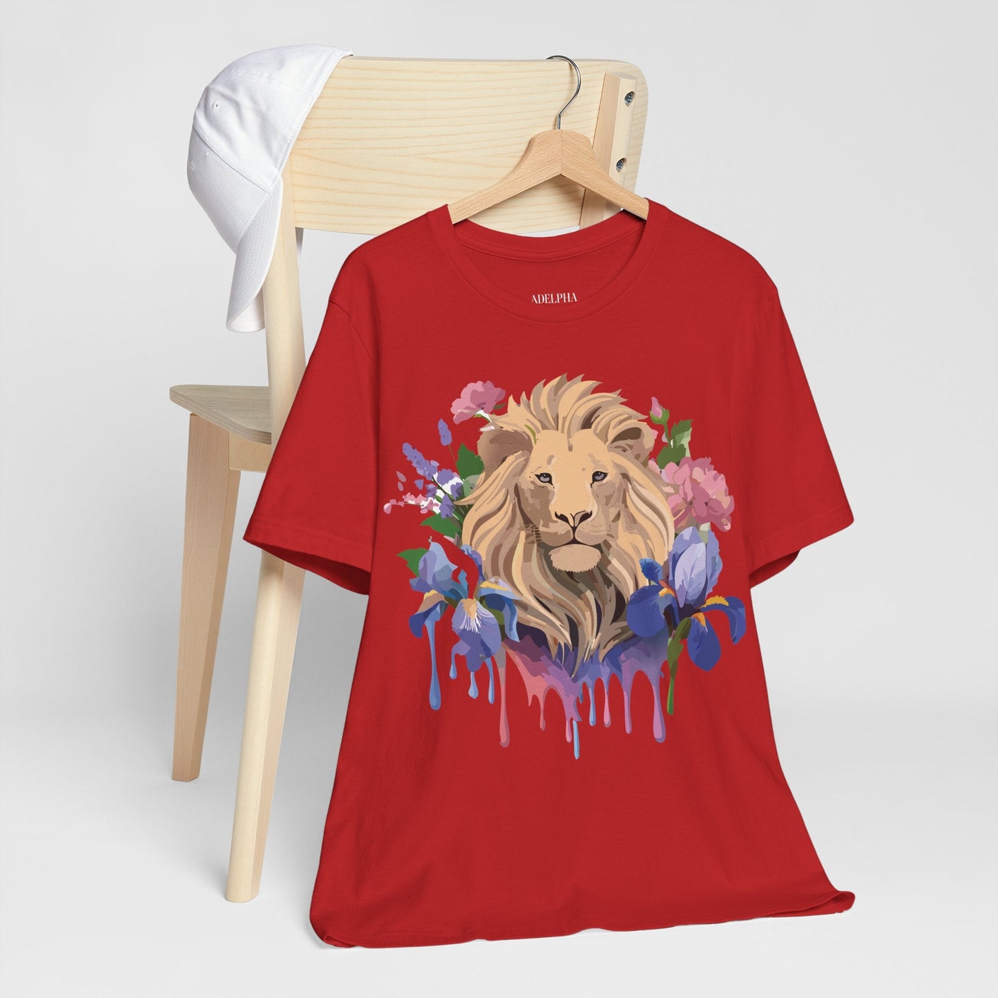 Lion Graphic Unisex 100 Cotton Vintage Animal Artwork Tee 6