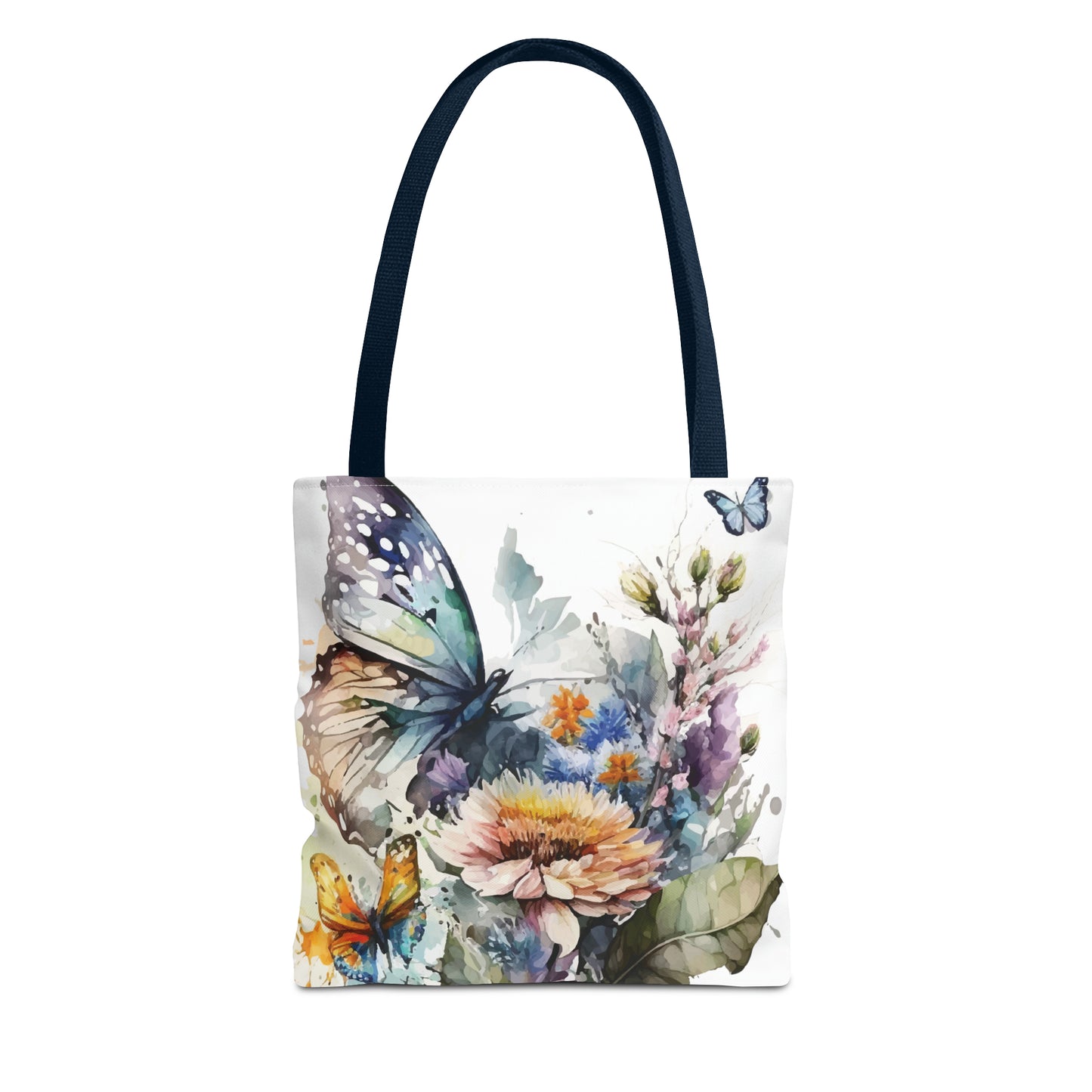 Canvas Bag with Butterfly Prints