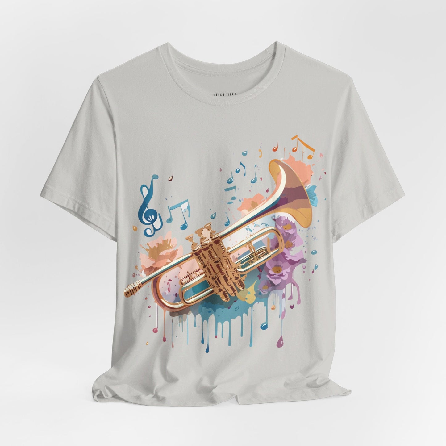 Music Graphic T Shirt Unisex Vintage Inspired Art Tee Adelpha Short Sleeve Design