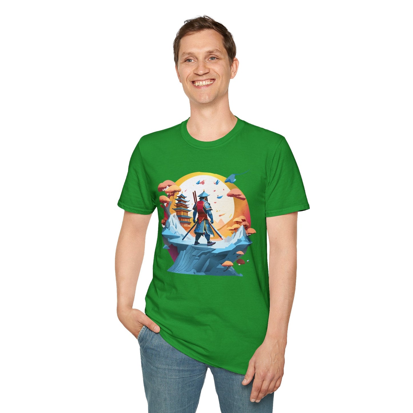 Samurai Shirt Unisex T Shirt Softstyle 64000 Gildan Tee For Everyday Comfort Durable Breathable