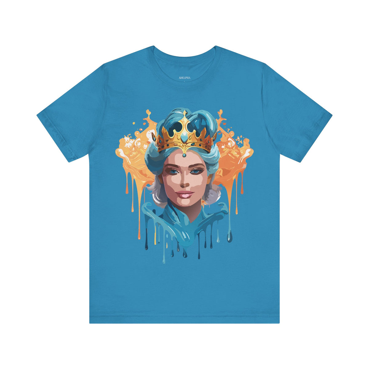 Queen Graphic Unisex Cotton Bella+Canvas Tee with Art Design m183
