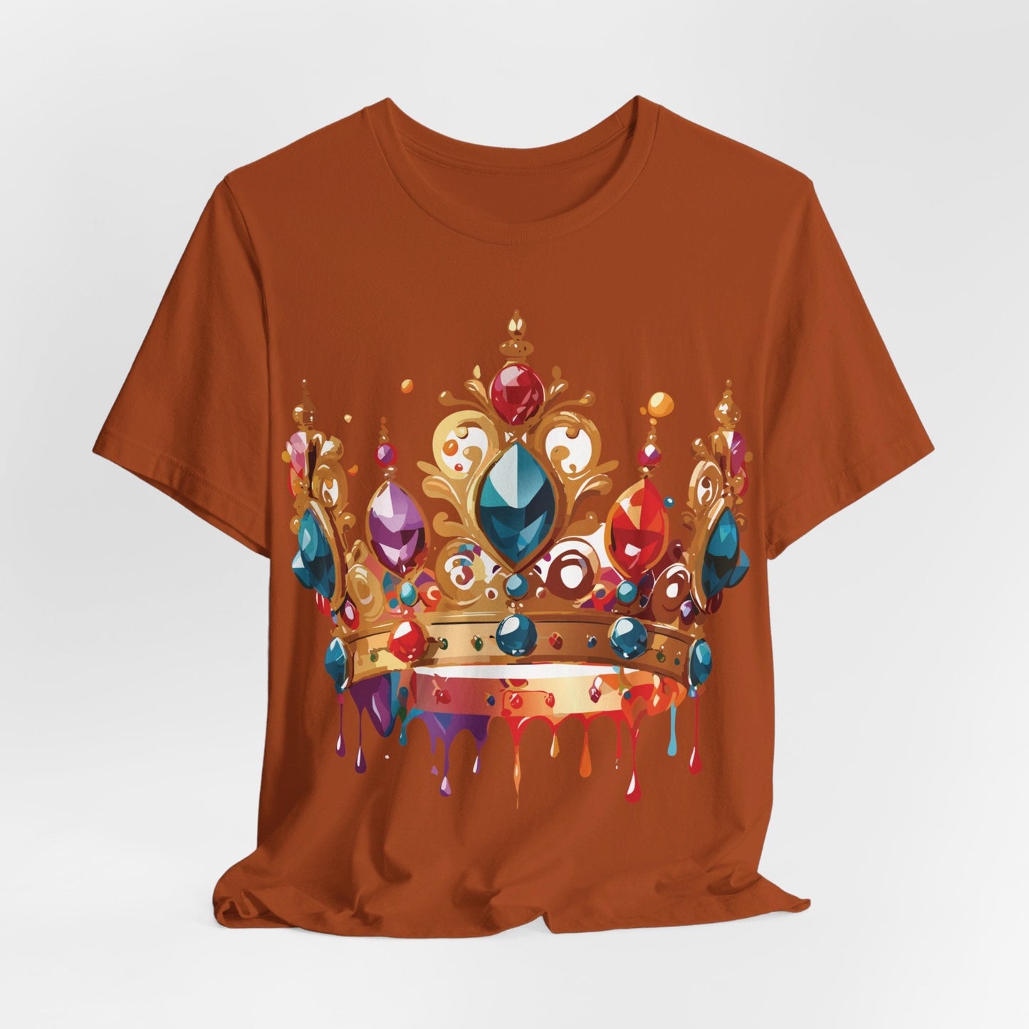 Crown Graphic Unisex 100 Cotton Vintage Artwork Tee 11