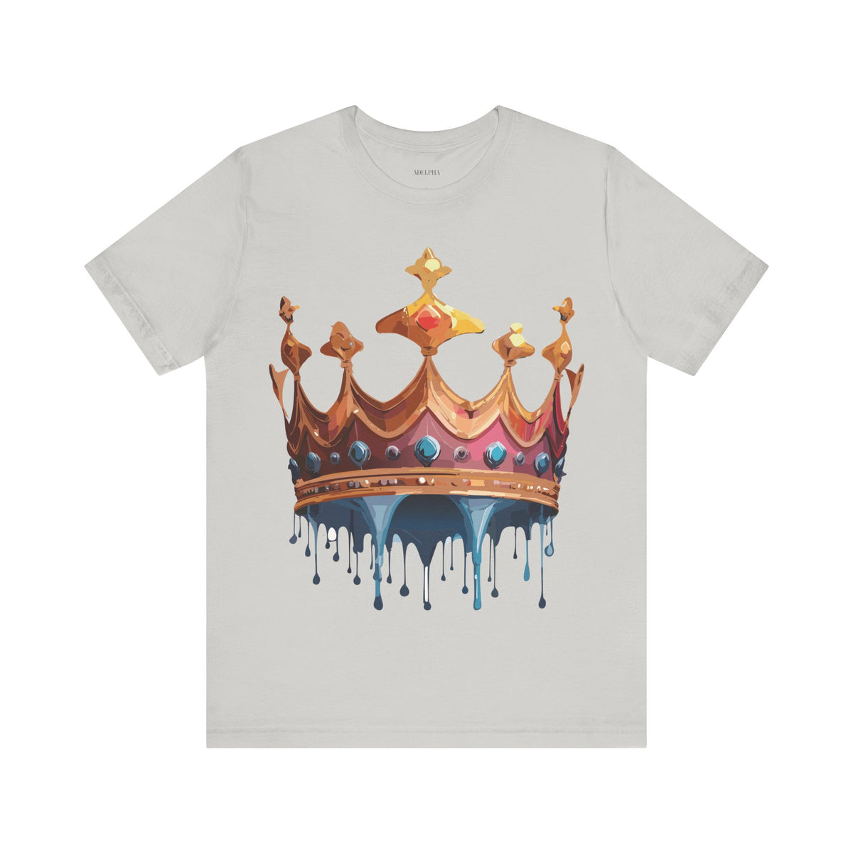 Crown Graphic Unisex Cotton Bella+Canvas Tee with Art Design m12