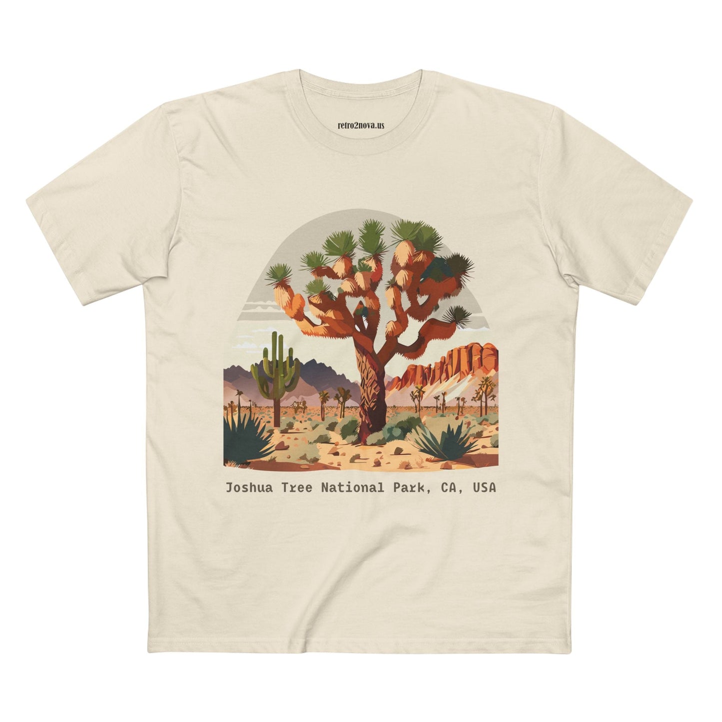 Joshua Tree Travel Graphic Unisex 100 Cotton Tee 46