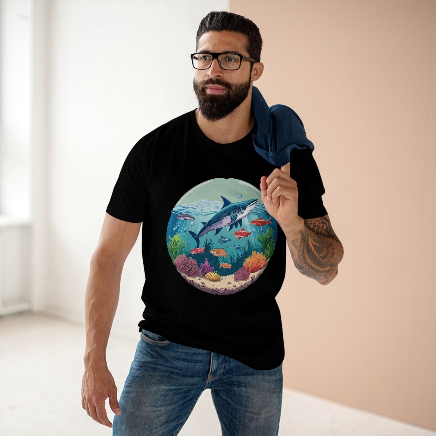 Pacific Ocean Graphic Design Unisex 100 Cotton Tee 2
