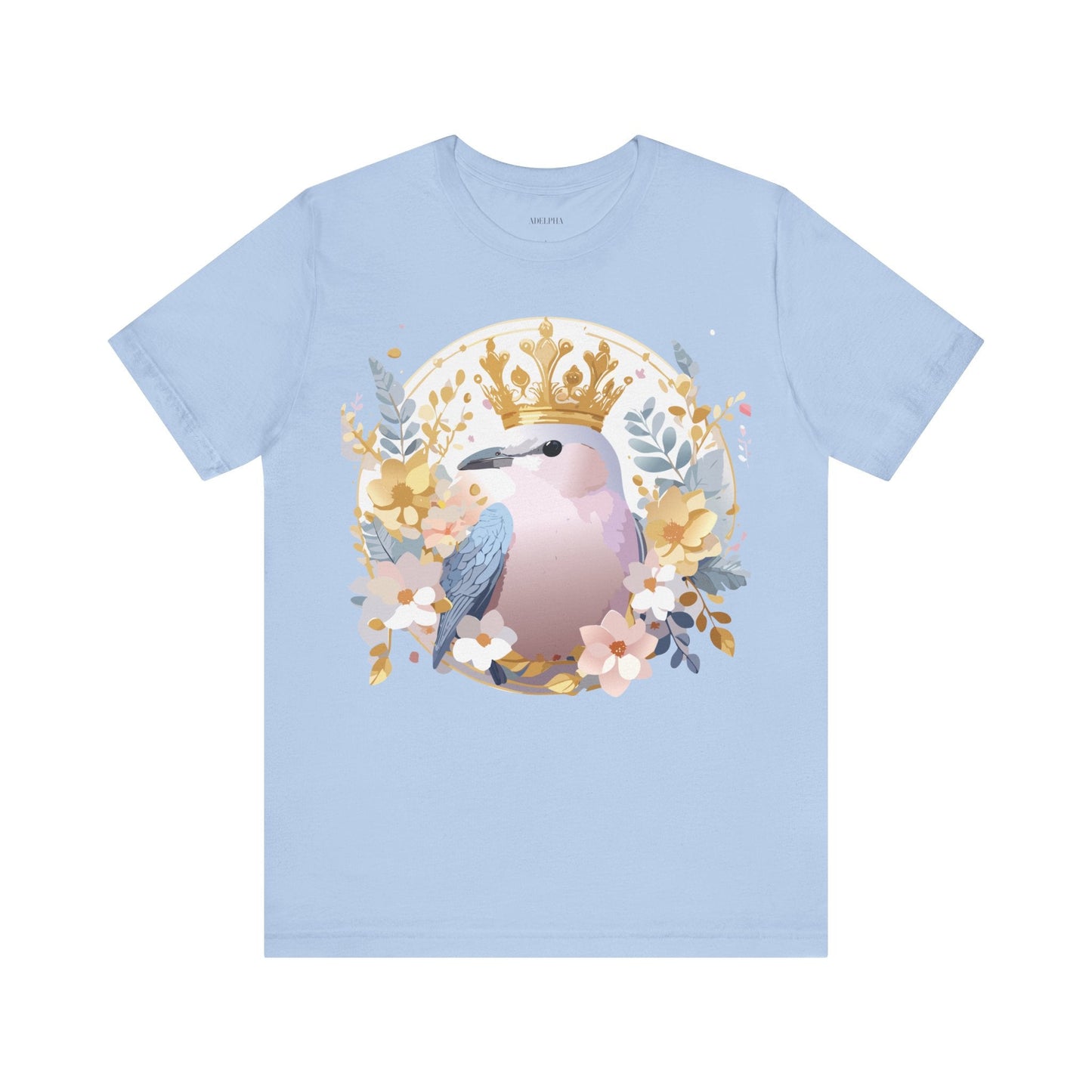 Adelpha Medallion Graphic Tee Unisex Short Sleeve Vintage Inspired Artwork Shirt