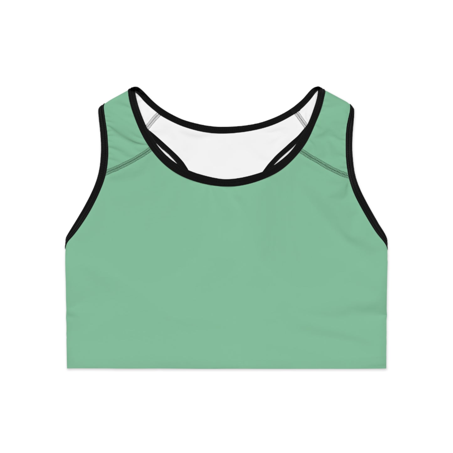 Green Color Sports Bra, Green Sports Bra 7