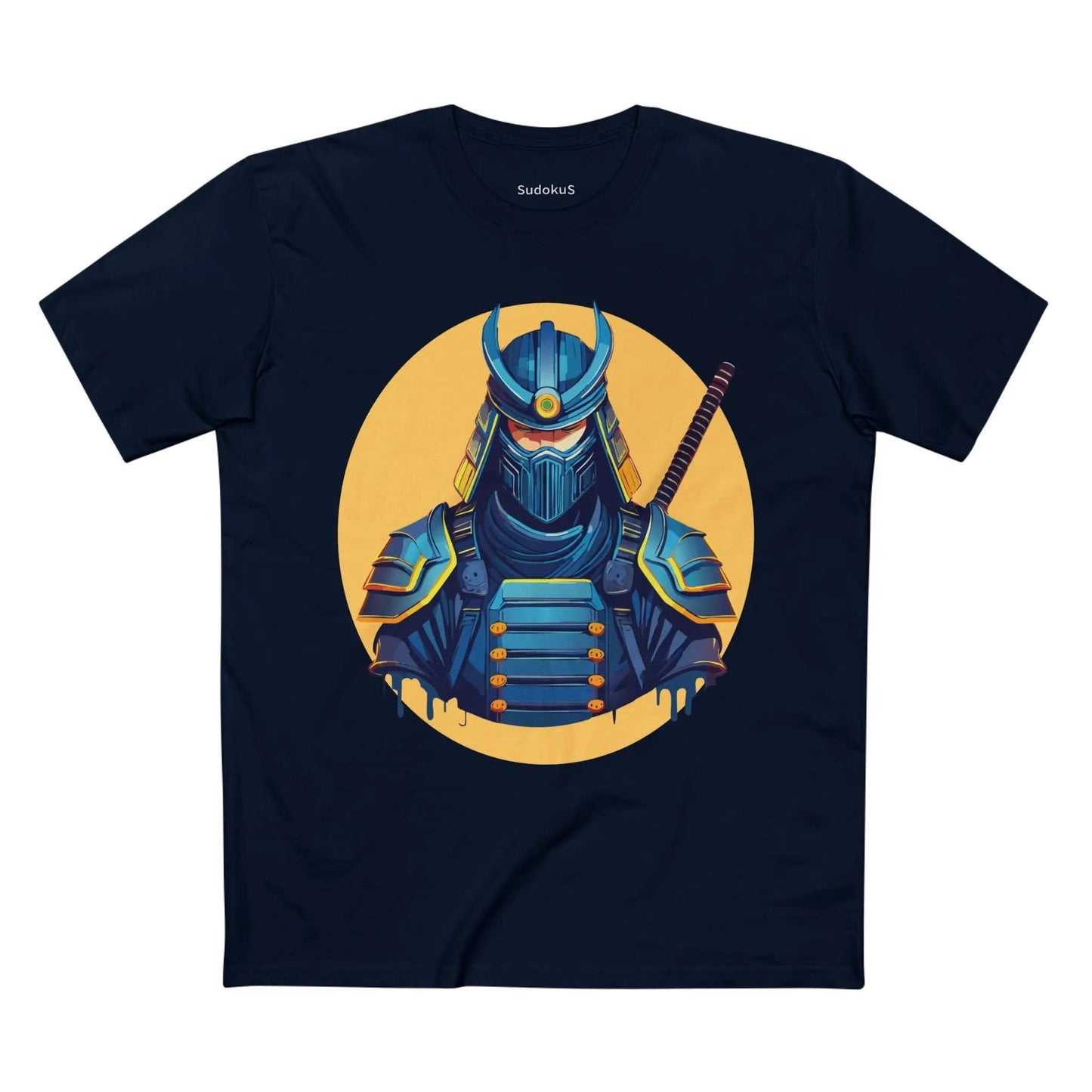Samurai Graphic Unisex 100 Cotton Staple Tee 11