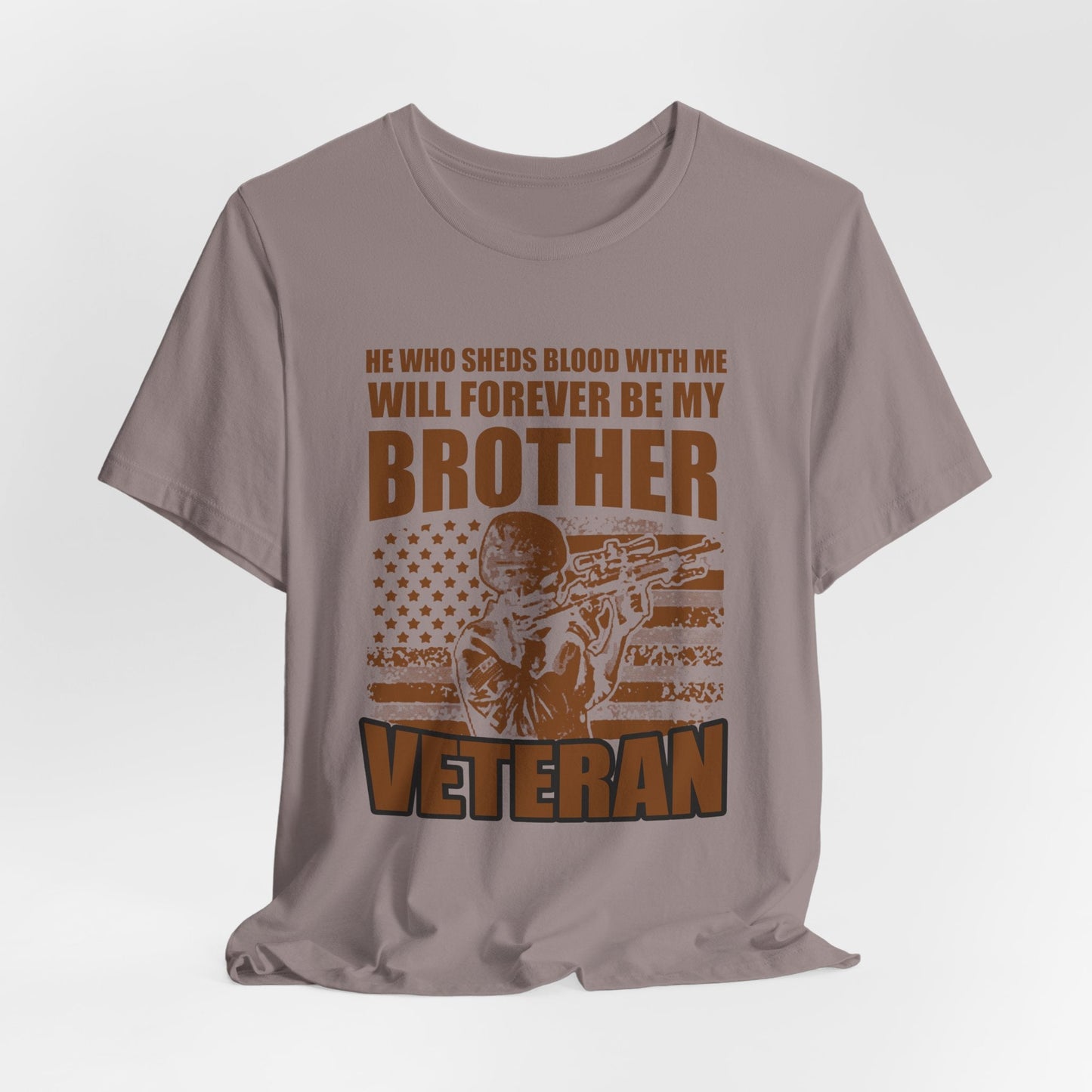 Army Veteran Patriotic Graphic Design Unisex Cotton T-Shirt v47