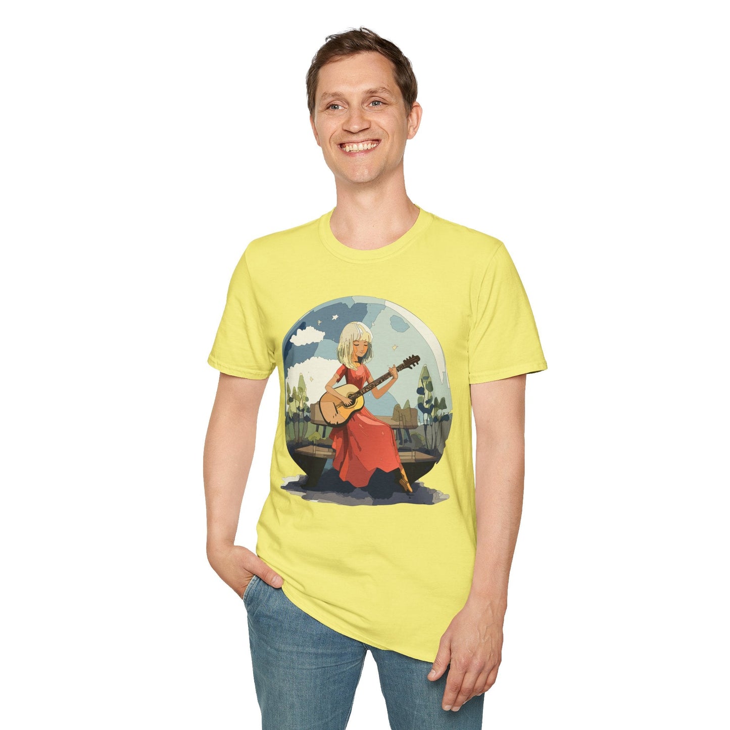 Womens Graphic T Shirts Art Design Shirt Unisex Softstyle Cotton Tee Quality Comfort Everyday Style