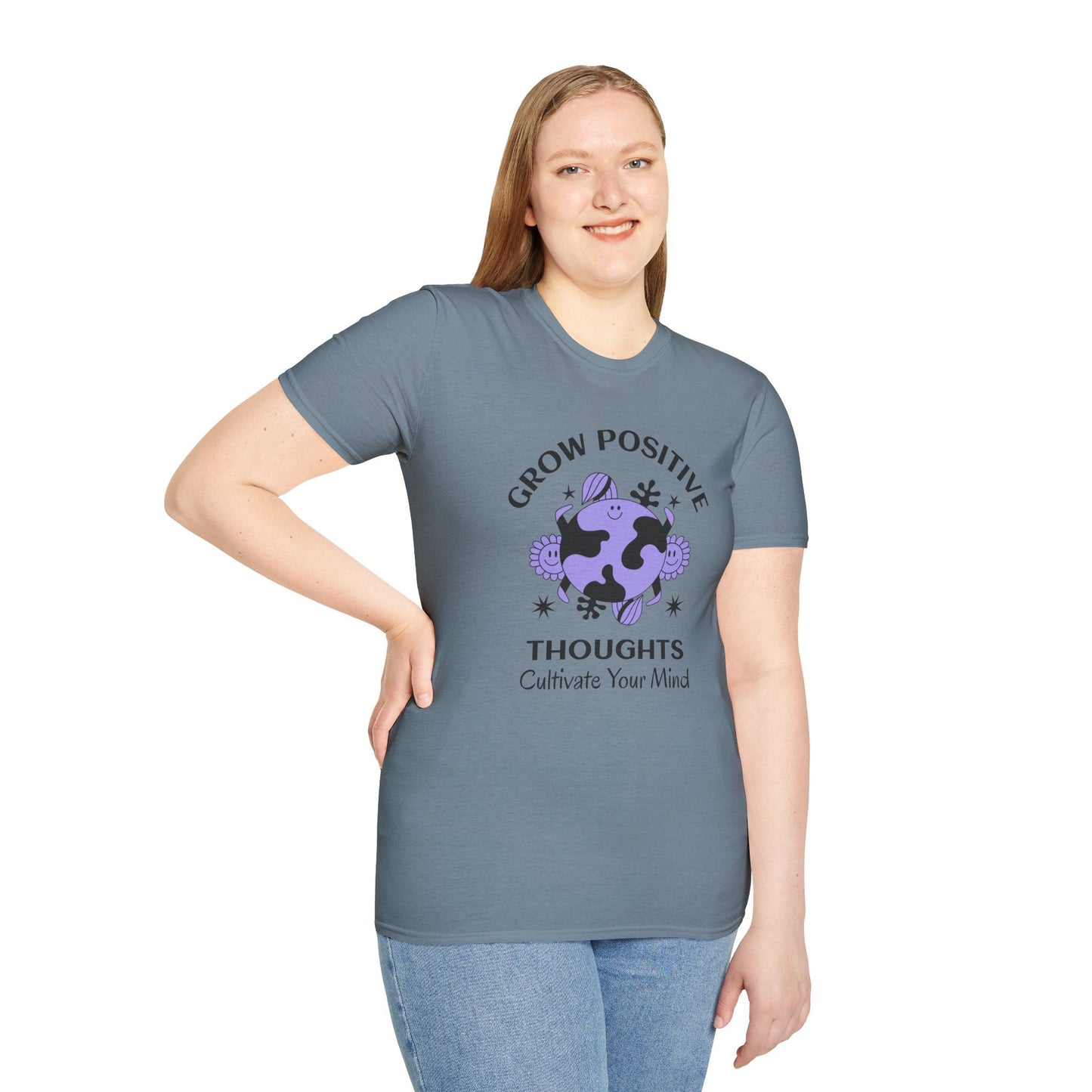 Gildan Softstyle 64000 Unisex Short Sleeve T Shirt Positive Slogan Tee With Positive Quotes And Words