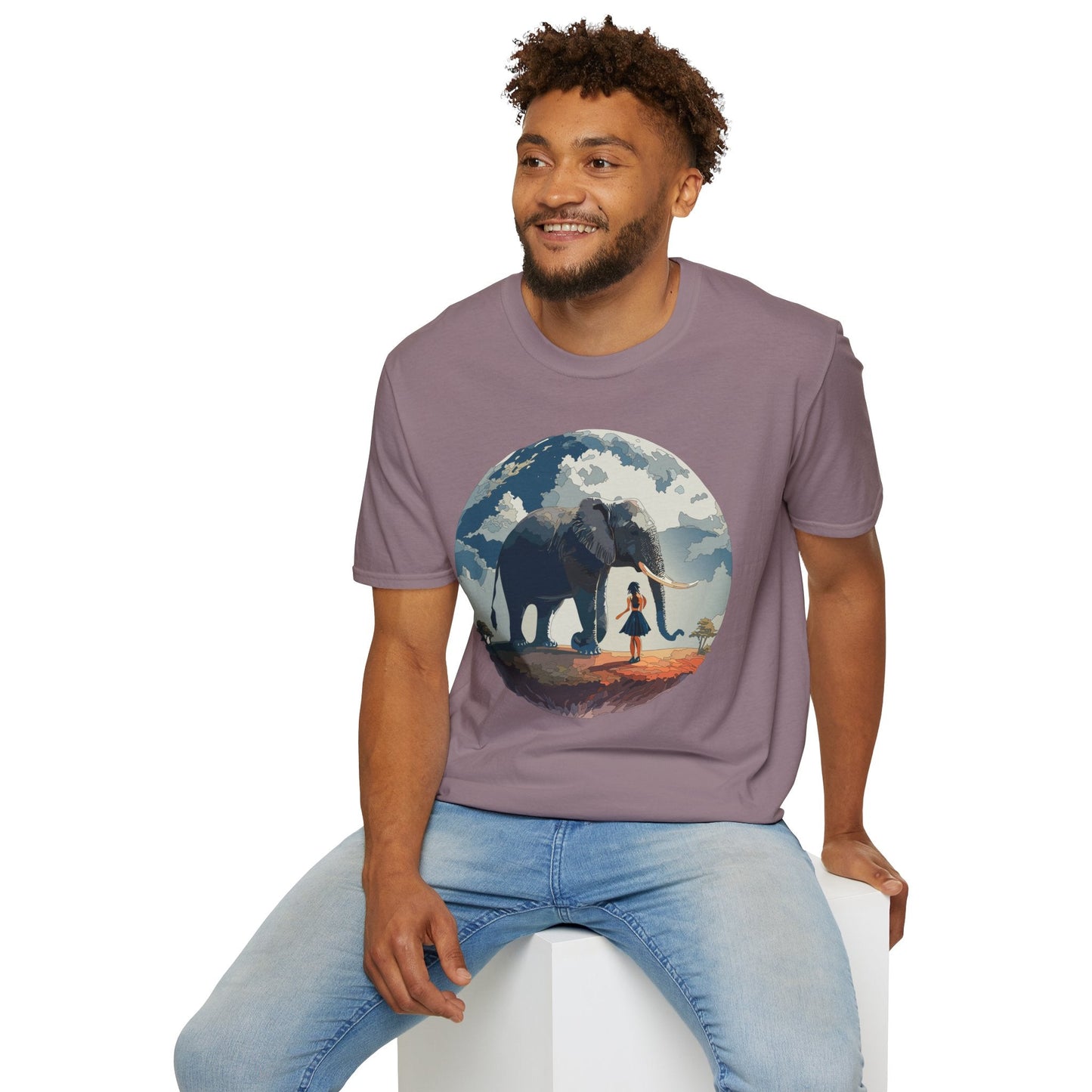 Womens Graphic T Shirt Art Design Tee Softstyle Gildan 64000 100 Percent Ring Spun Cotton