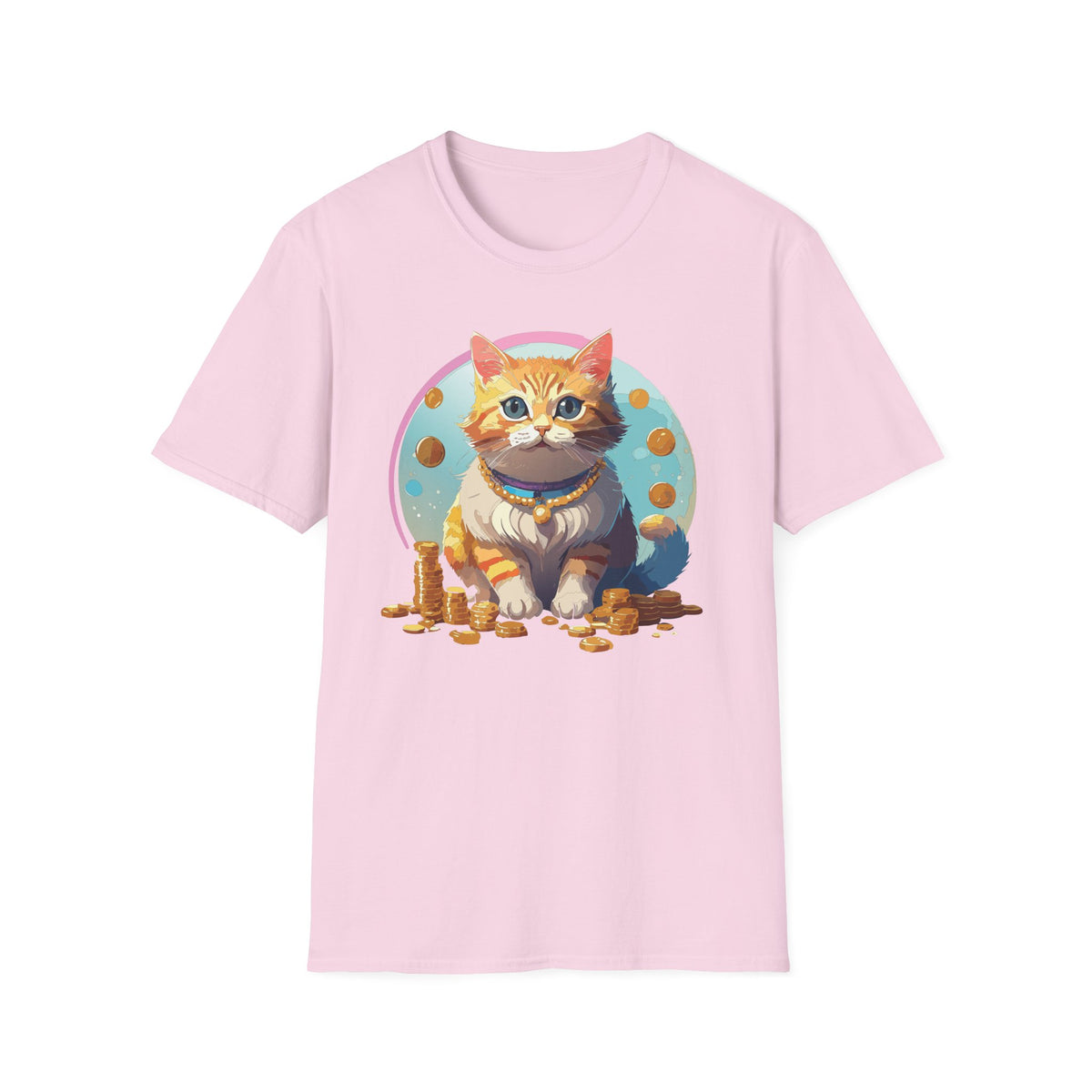 Lucky Cat Illustration T-Shirt | "I'm a lucky cat" design