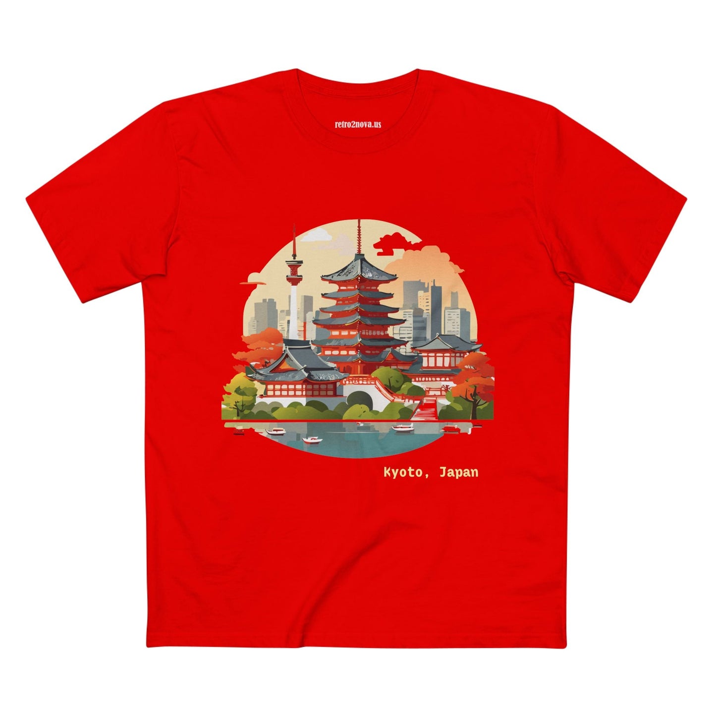 Travel Shirt Japan Tourist Shirt Unisex Premium Cotton Tee With Original Art Design Retro2Nova
