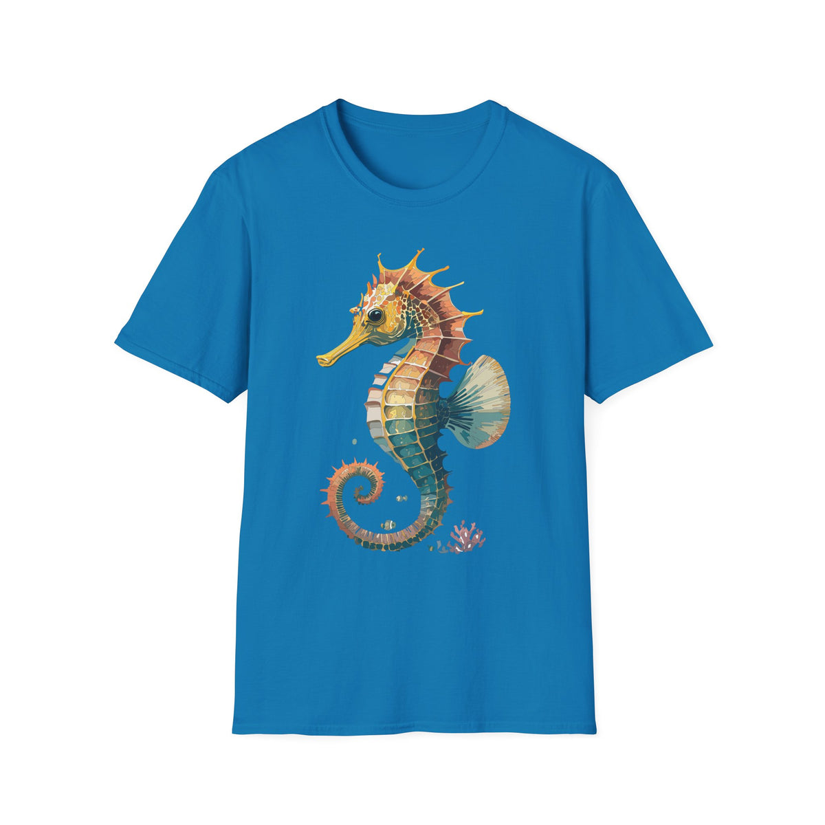 Watercolor Seahorse T-Shirt | Ocean Marine Life Tee
