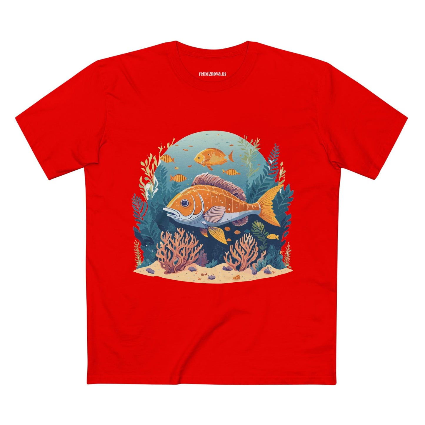 Ocean Pacific Unisex Premium Cotton Tee With Original Art Design OP 23 Retro2Nova