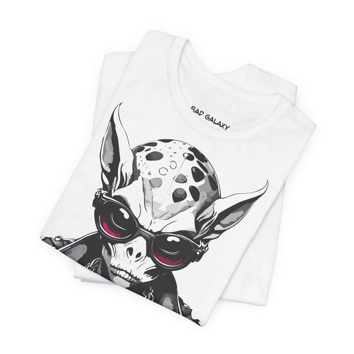 Alien Tee Shirt From Bad Galaxy 100 Cotton Made To Order With Eco Friendly Inks USA