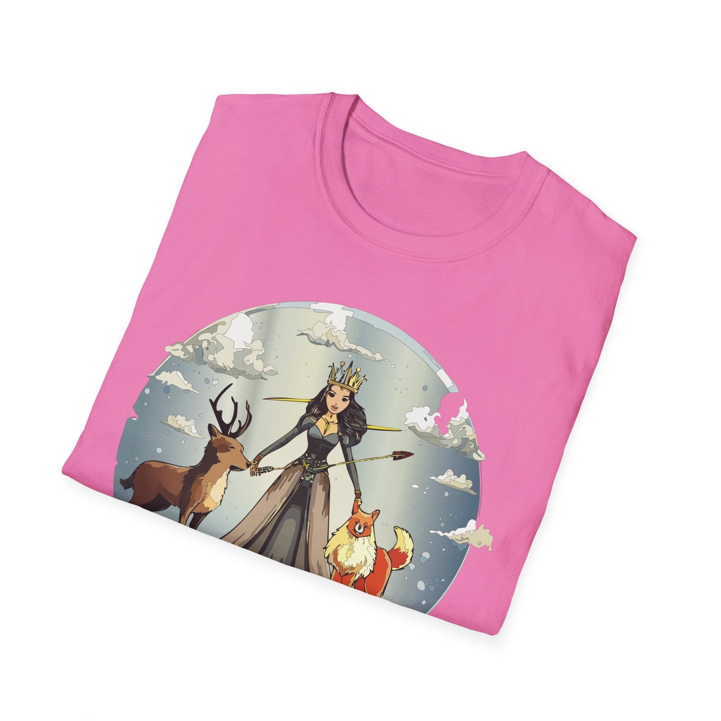Womens Graphic T Shirt Art Design Tee Softstyle Gildan 64000 Cotton Comfort Fit Casual Wear
