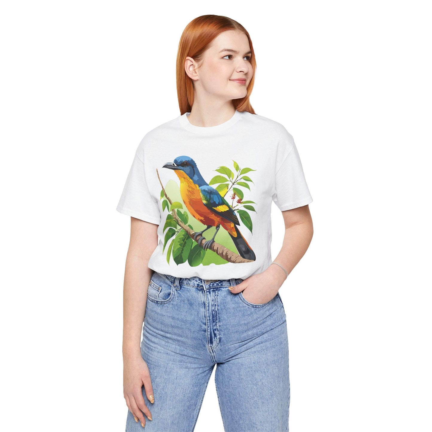 Unisex Animal Design Tee Shirt With Wildlife Graphics For Casual Everyday Wear And Comfort