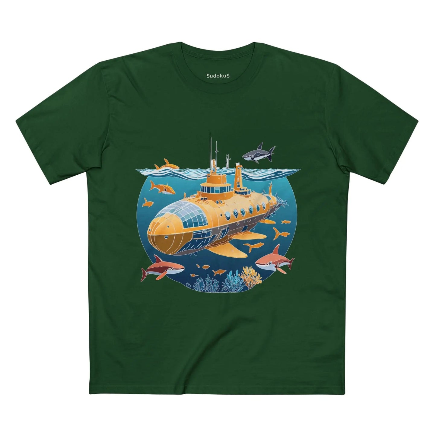 Ocean Coast Graphic Unisex 100 Cotton Staple Tee 15