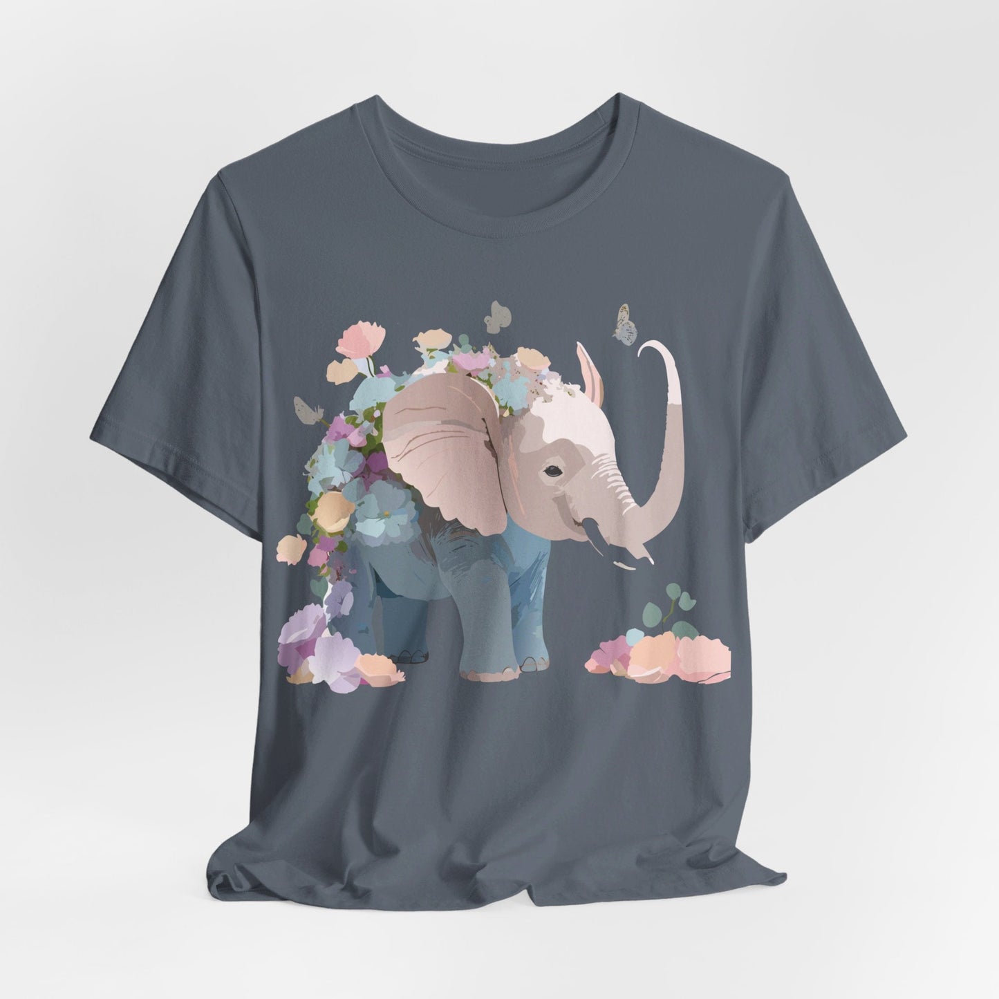 Elephant Graphic Tee Unisex Vintage Inspired Artwork Premium Adelpha Jersey Short Sleeve