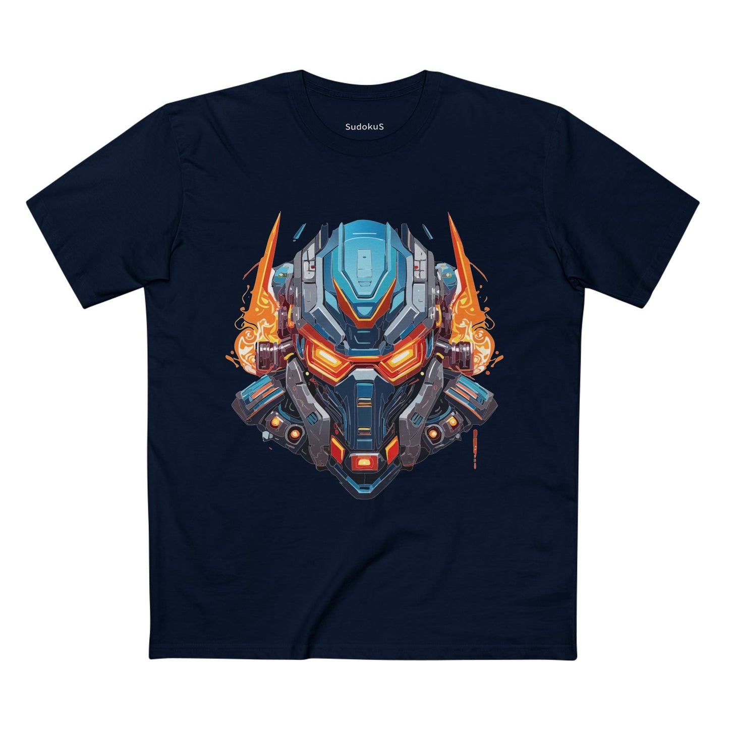 Cyborg Robot Graphic Unisex 100 Cotton Staple Tee 17