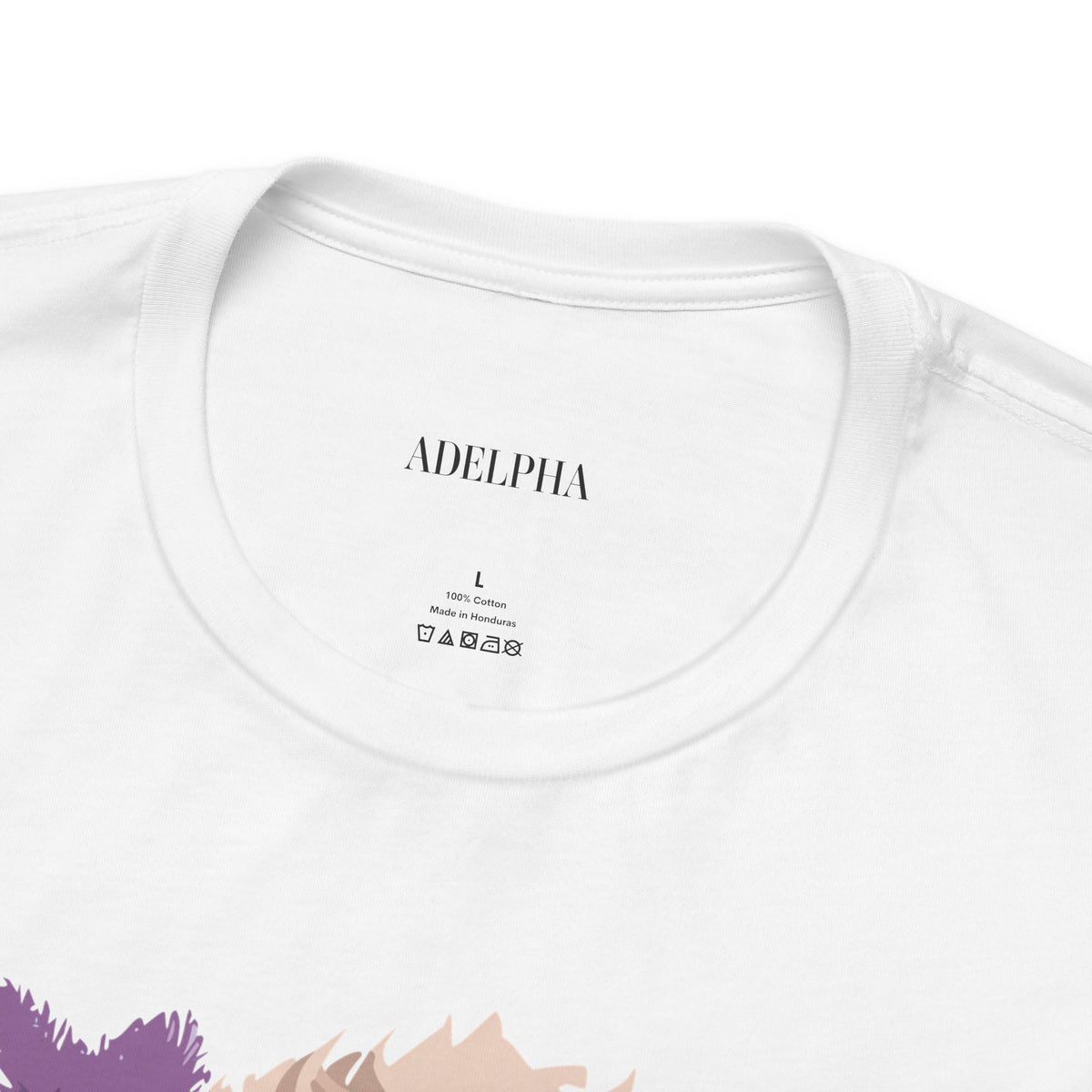 Lion Graphic Unisex Cotton Bella+Canvas Tee with Art Animal Design e48