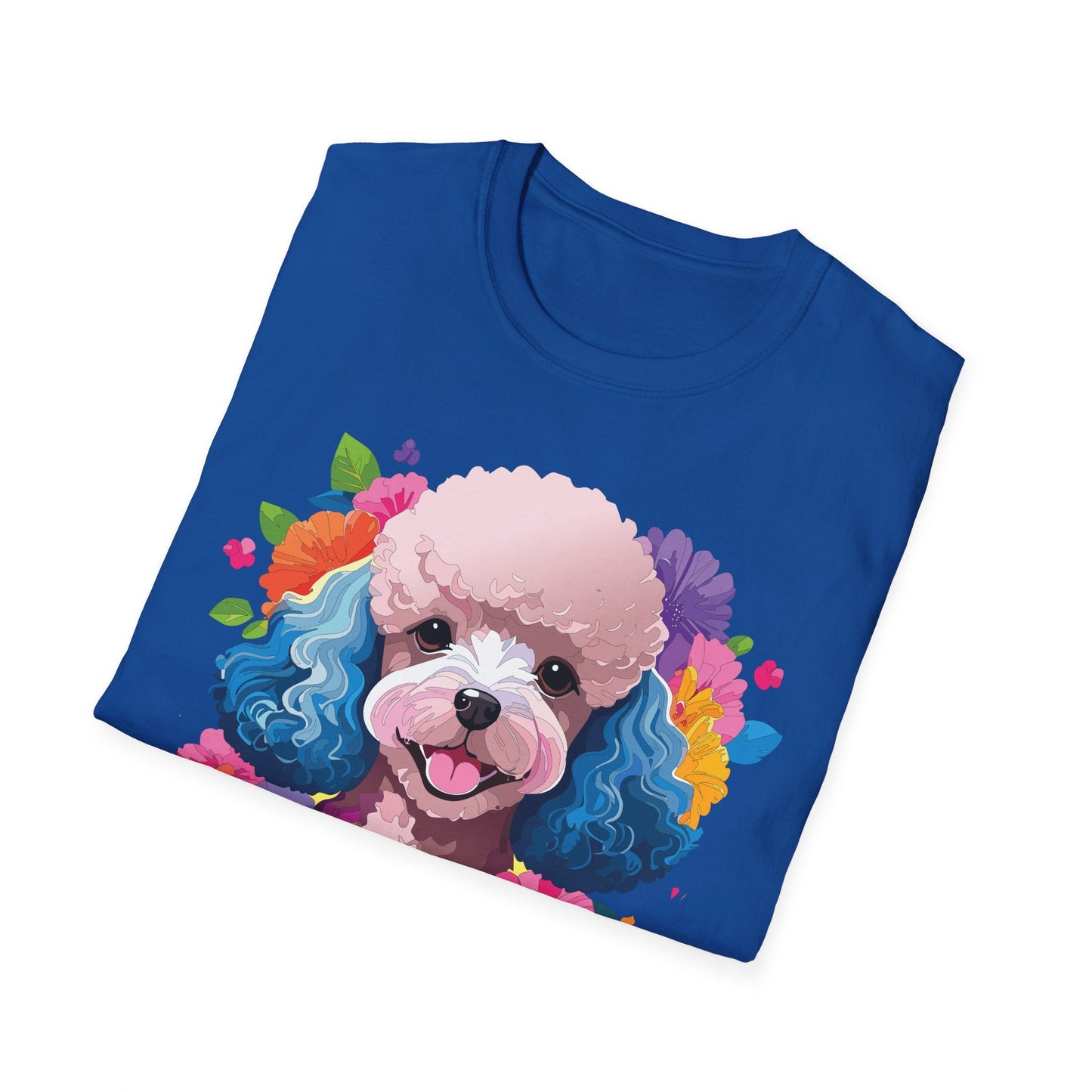 Unisex Dog Shirt Softstyle Tee 100 Percent Cotton Animal Print