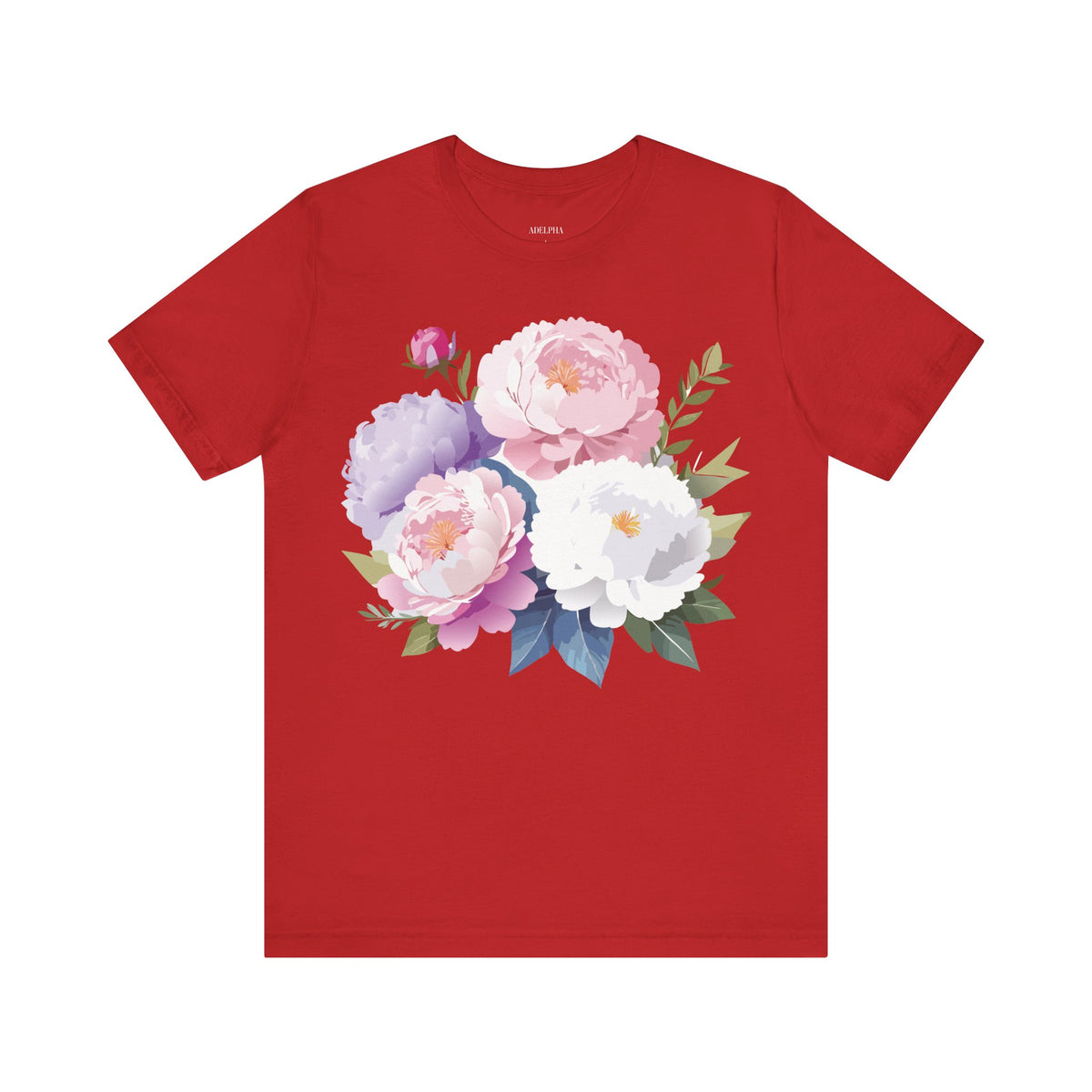 Floral Graphic Tee Shirt - Bella+Canvas Unisex 100 Cotton 36