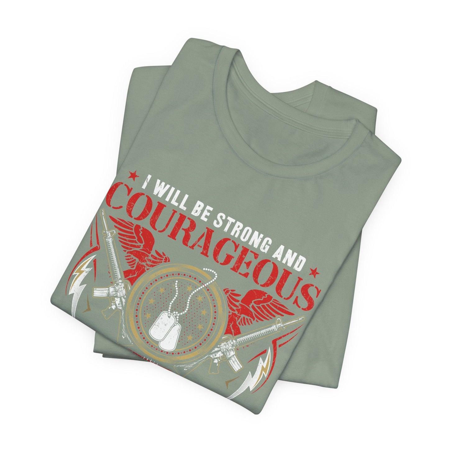 Army Veteran Patriotic Graphic Design Unisex Cotton T-Shirt v37
