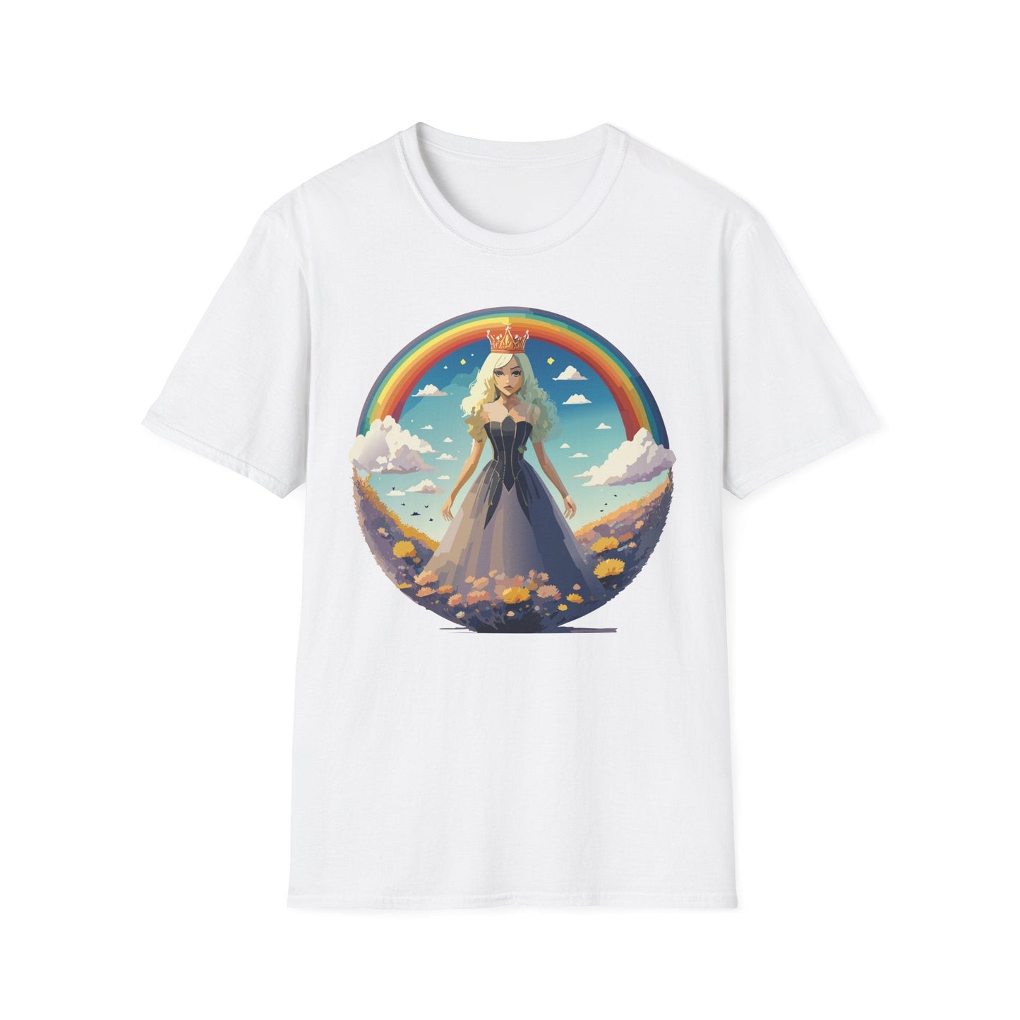 Womens Graphic T Shirt Art Design Tee 100 Percent Cotton Short Sleeve Softstyle Unisex