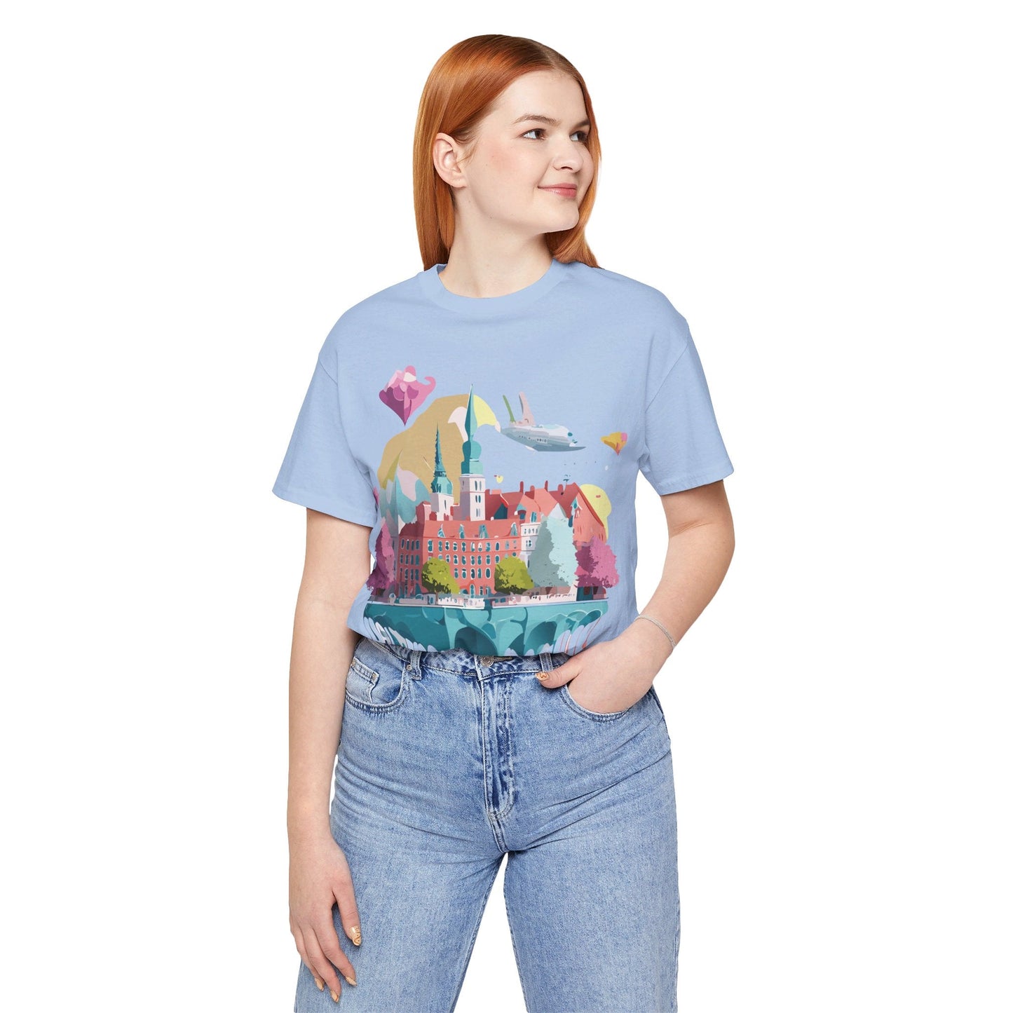Germany Tourist Shirt Unisex Graphic Tee Vintage Inspired Art By Adelpha Premium Design
