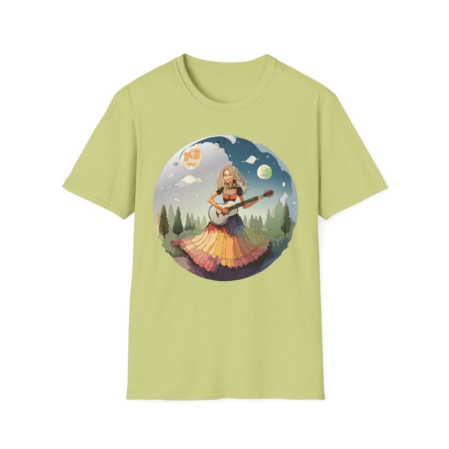 Womens Graphic T Shirts Art Design Tee Softstyle 64000 Ring Spun Cotton Comfort Everyday