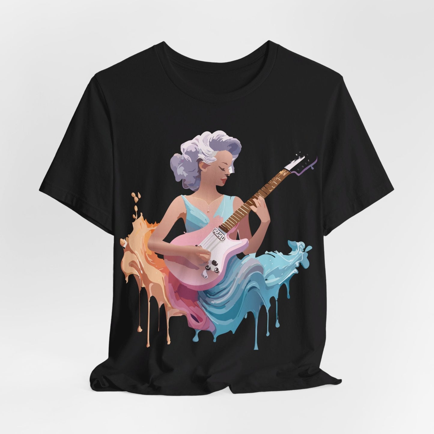 Music Graphic Tee Unisex Jersey Short Sleeve Adelpha Art Design Vintage Inspired Artwork