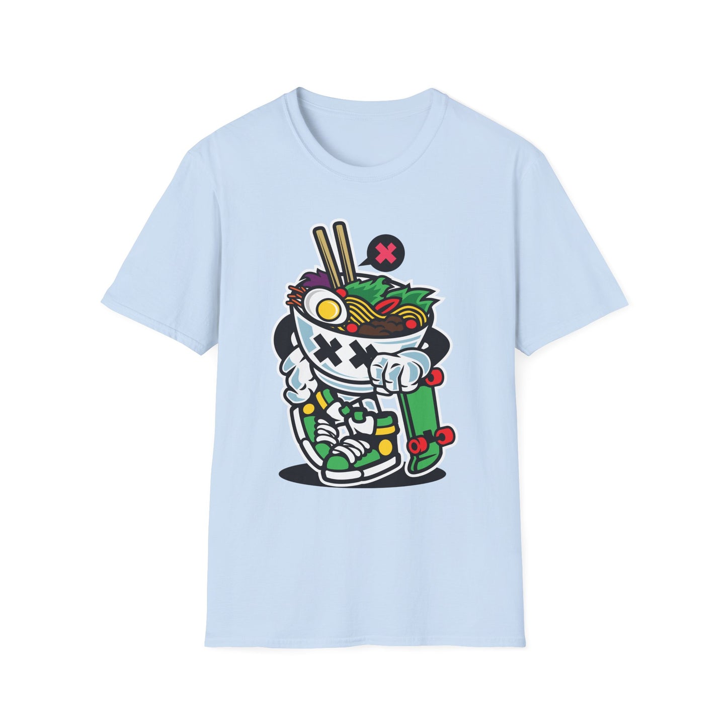 Unisex Cotton T-Shirt with Cartoon Graphic Design